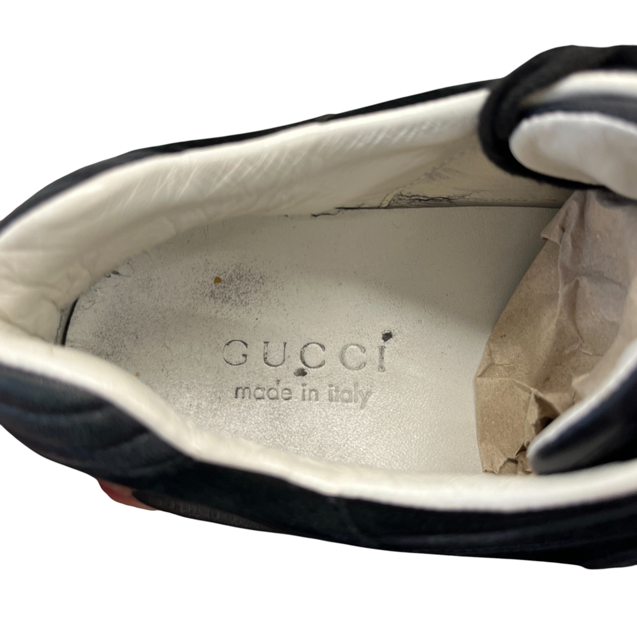 Men's Gg Logo Low Trainers Black Size EU 42 / UK 8