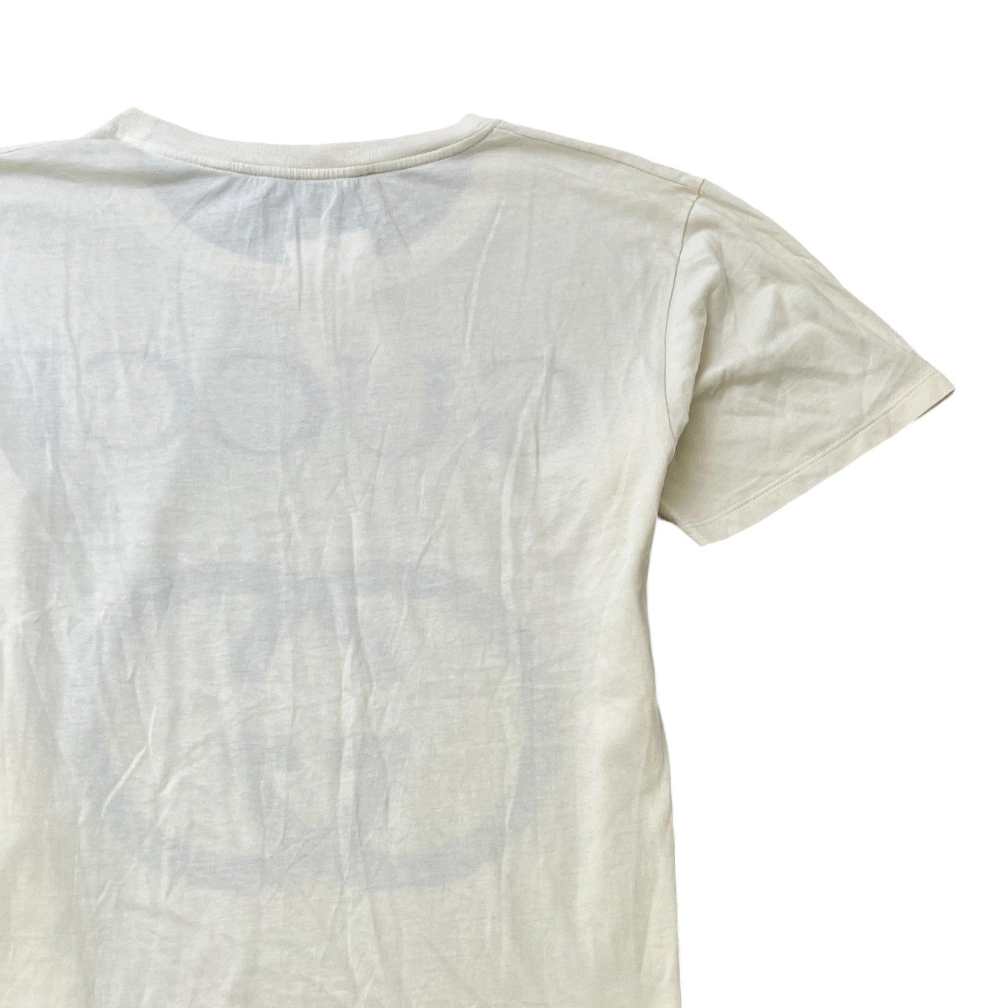 Men's Gg Logo Print T-Shirt Cream Size XS