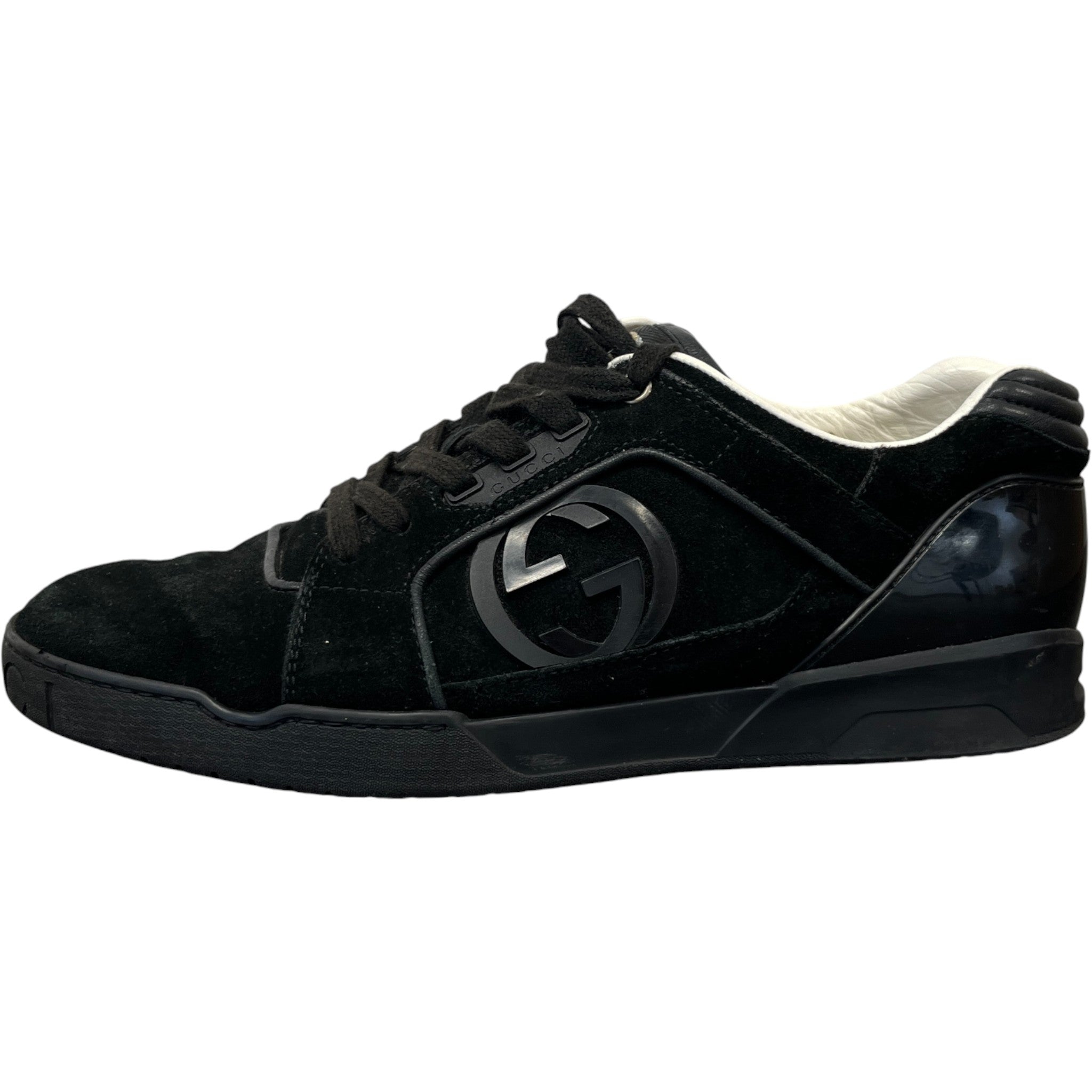 Men's Gg Logo Low Trainers Black Size EU 42 / UK 8