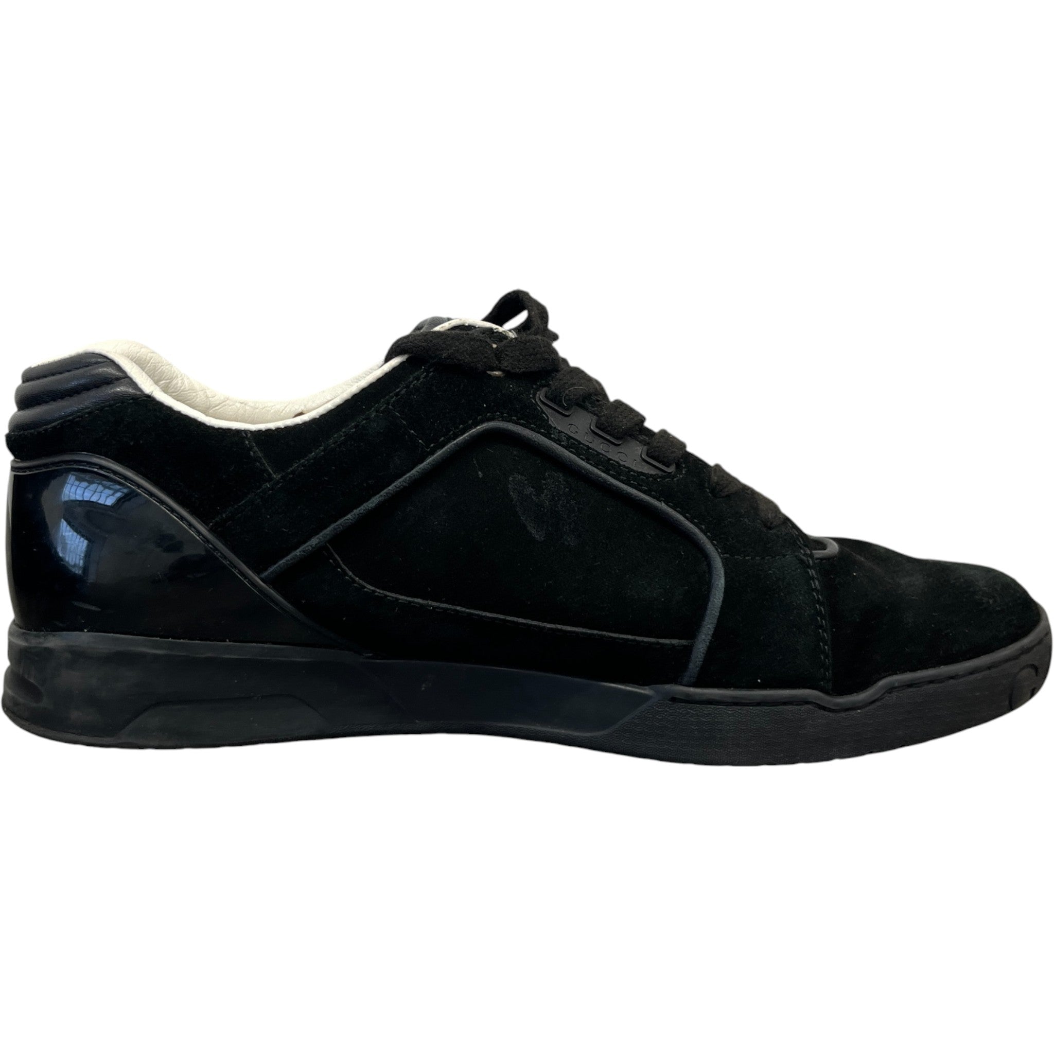 Men's Gg Logo Low Trainers Black Size EU 42 / UK 8