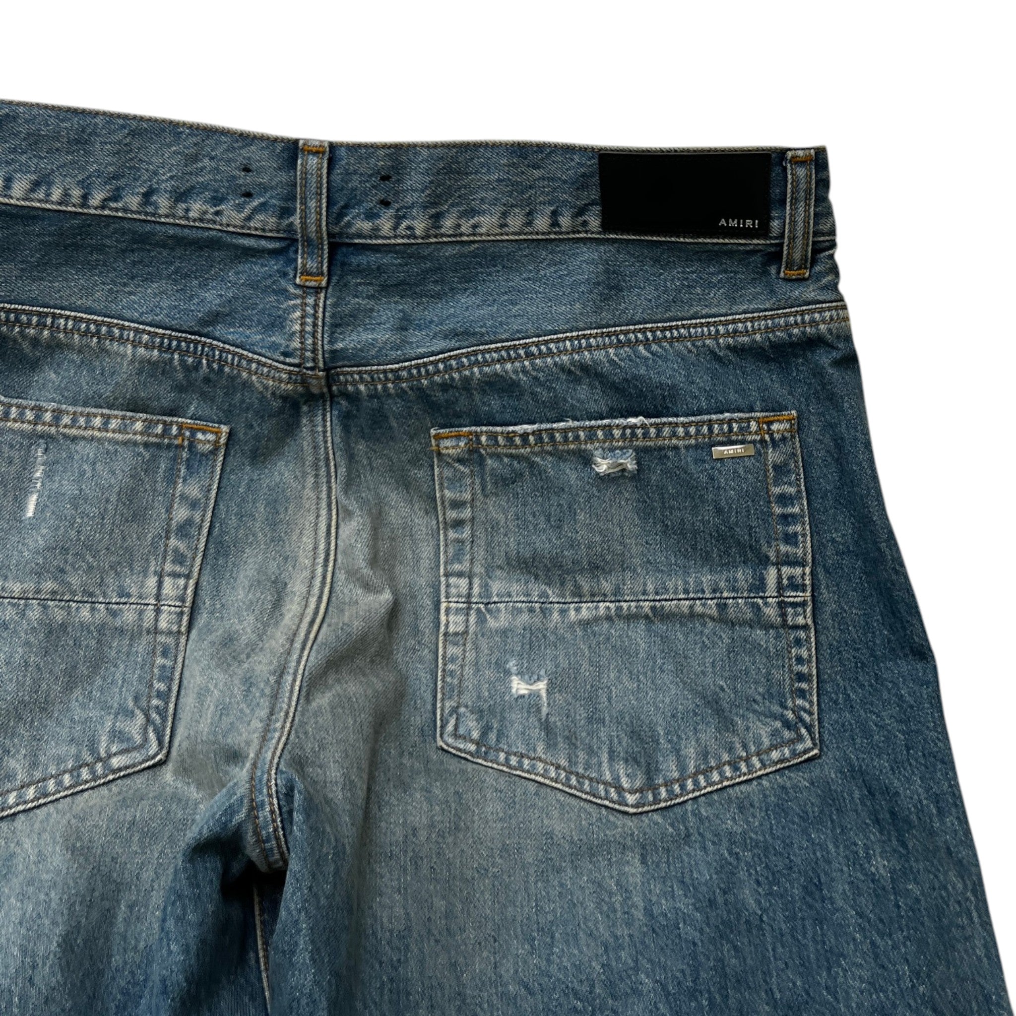 Men's Distressed Jeans Blue Size Waist 32"