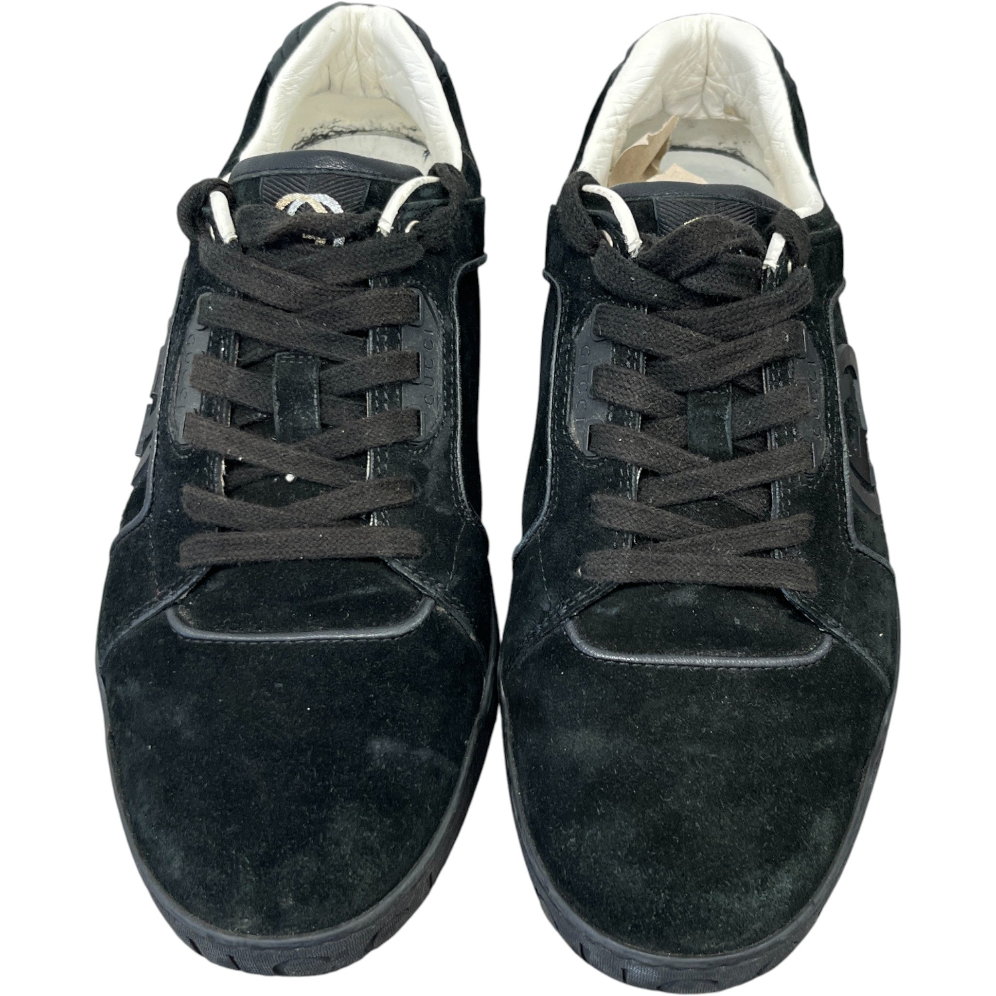 Men's Gg Logo Low Trainers Black Size EU 42 / UK 8