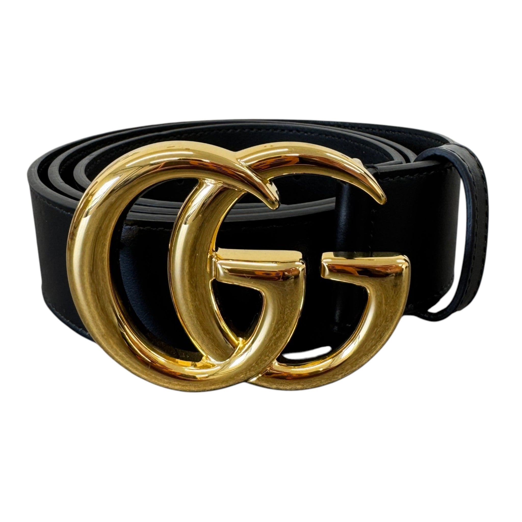 Women's Gg Marmont Belt Black Size 95cm / UK 14