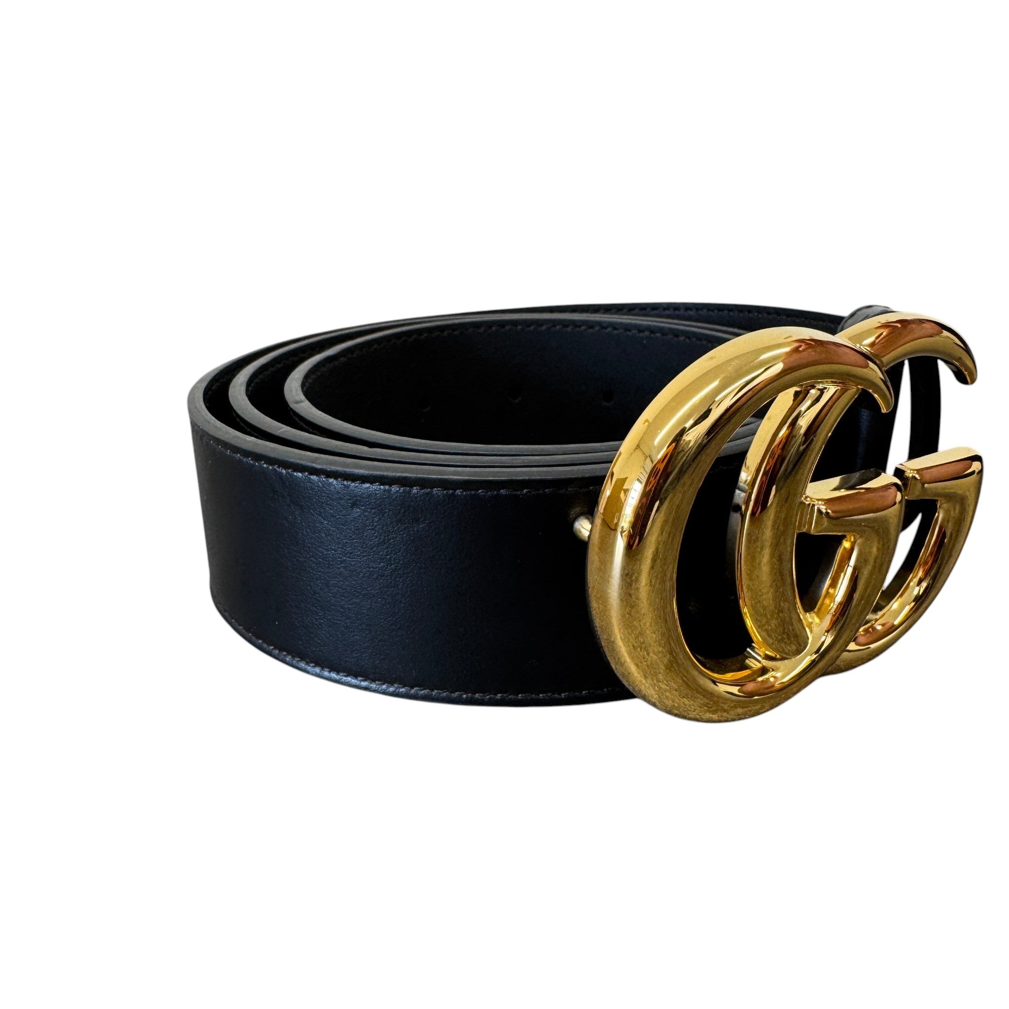Women's Gg Marmont Belt Black Size 95cm / UK 14