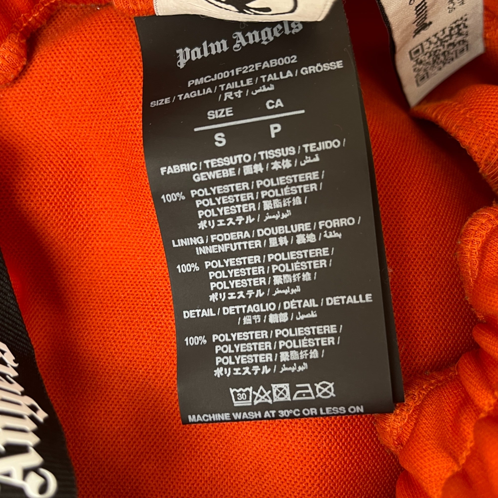 Men's Logo Joggers Orange Size S