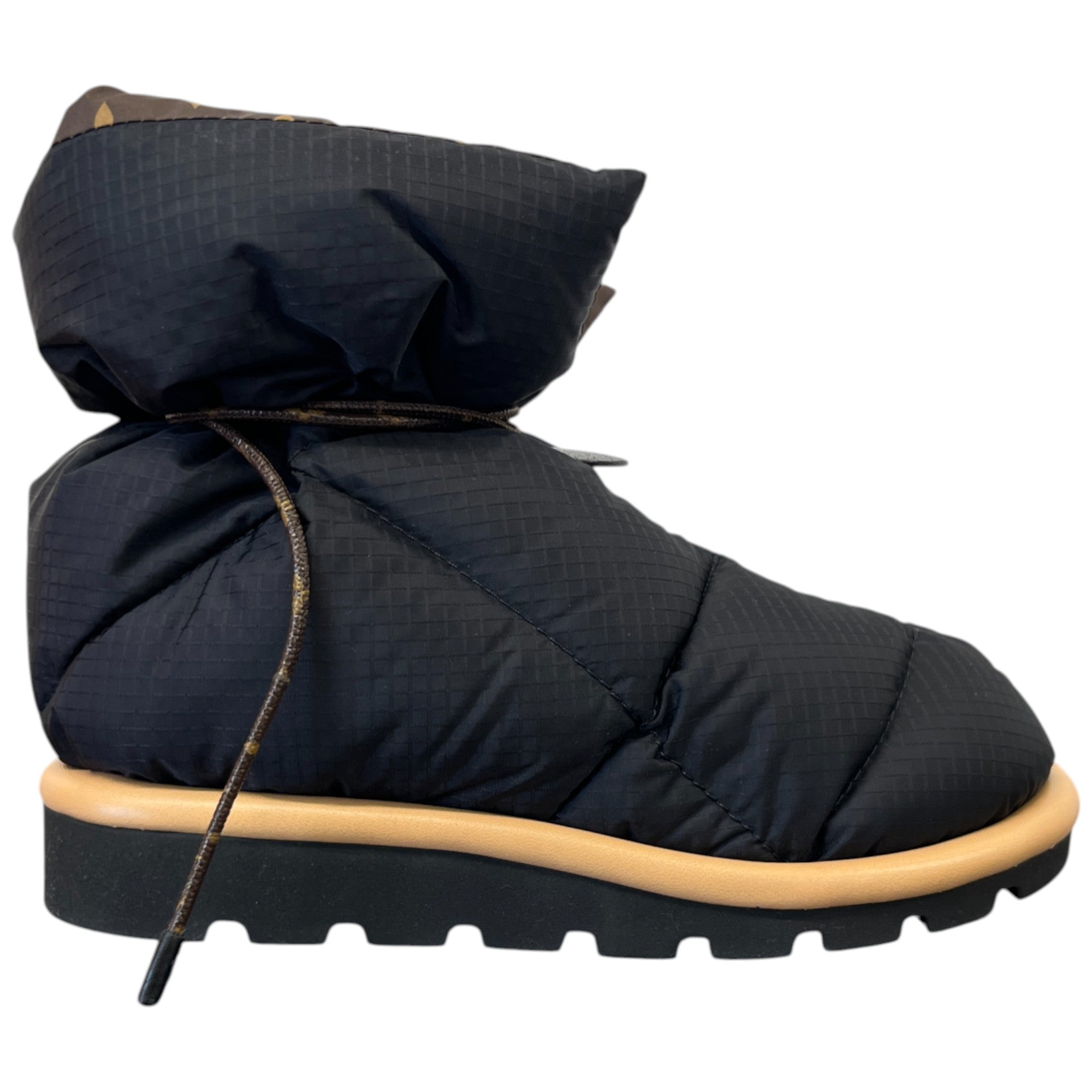 Women's Monogram Pillow Comfort Ankle Boots Black Size EU 36 / UK 3