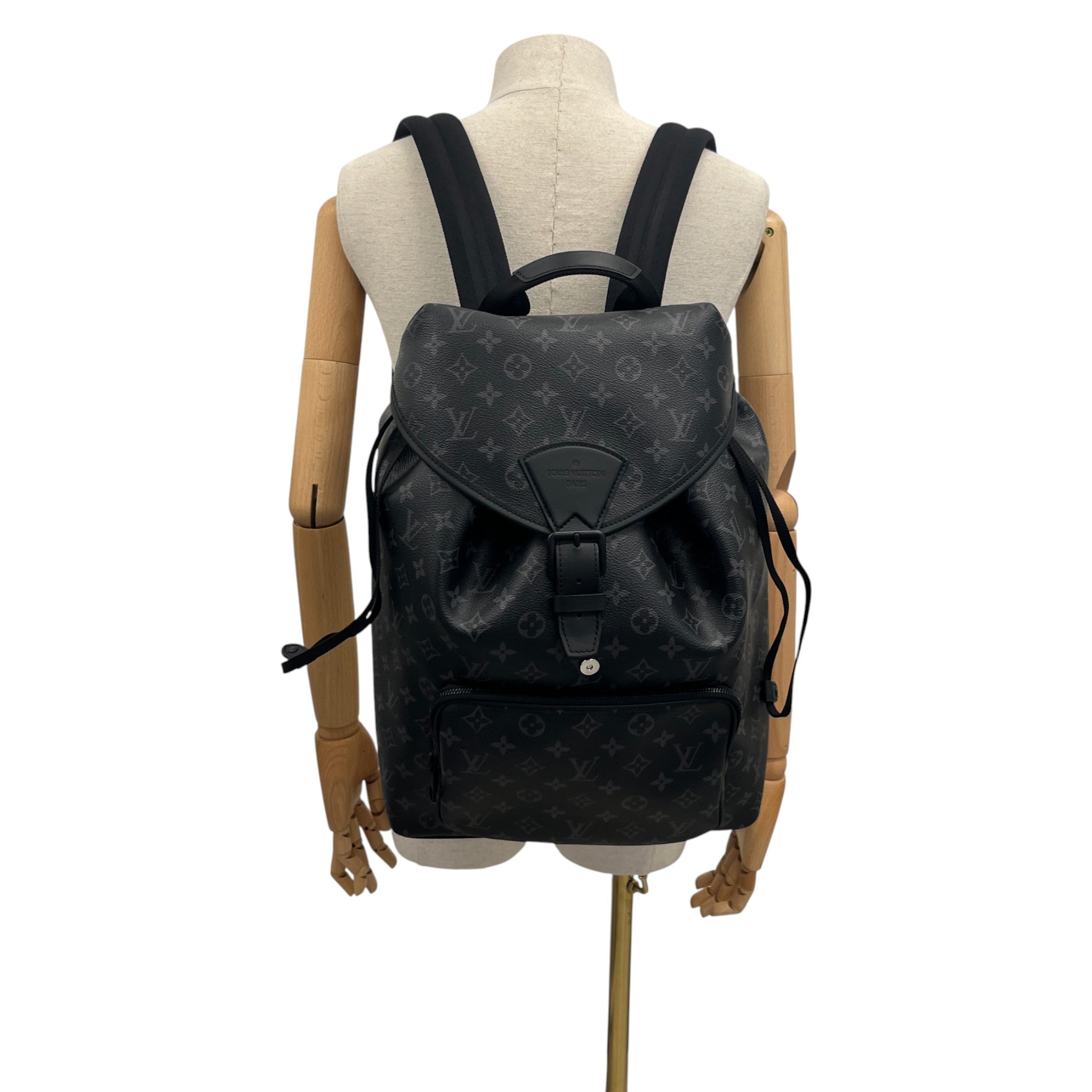 Men's Montsouris Monogram Eclipse Backpack Black
