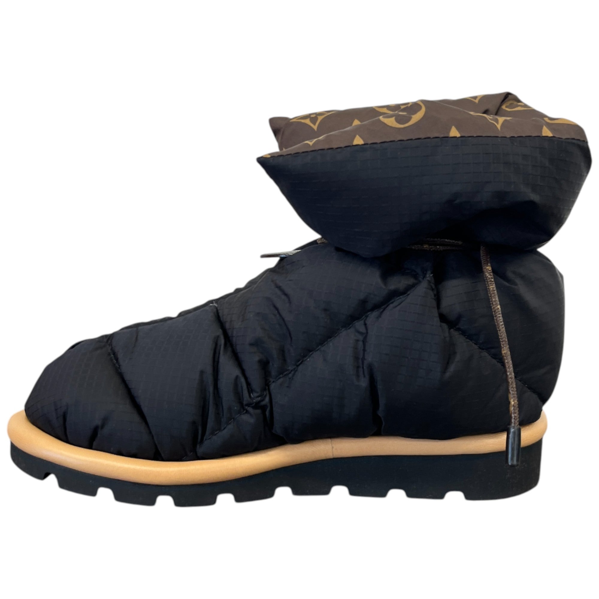 Women's Monogram Pillow Comfort Ankle Boots Black Size EU 36 / UK 3