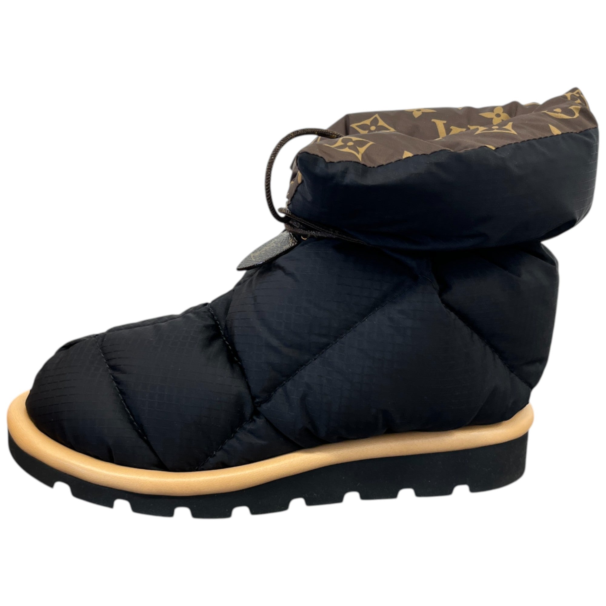 Women's Monogram Pillow Comfort Ankle Boots Black Size EU 36 / UK 3