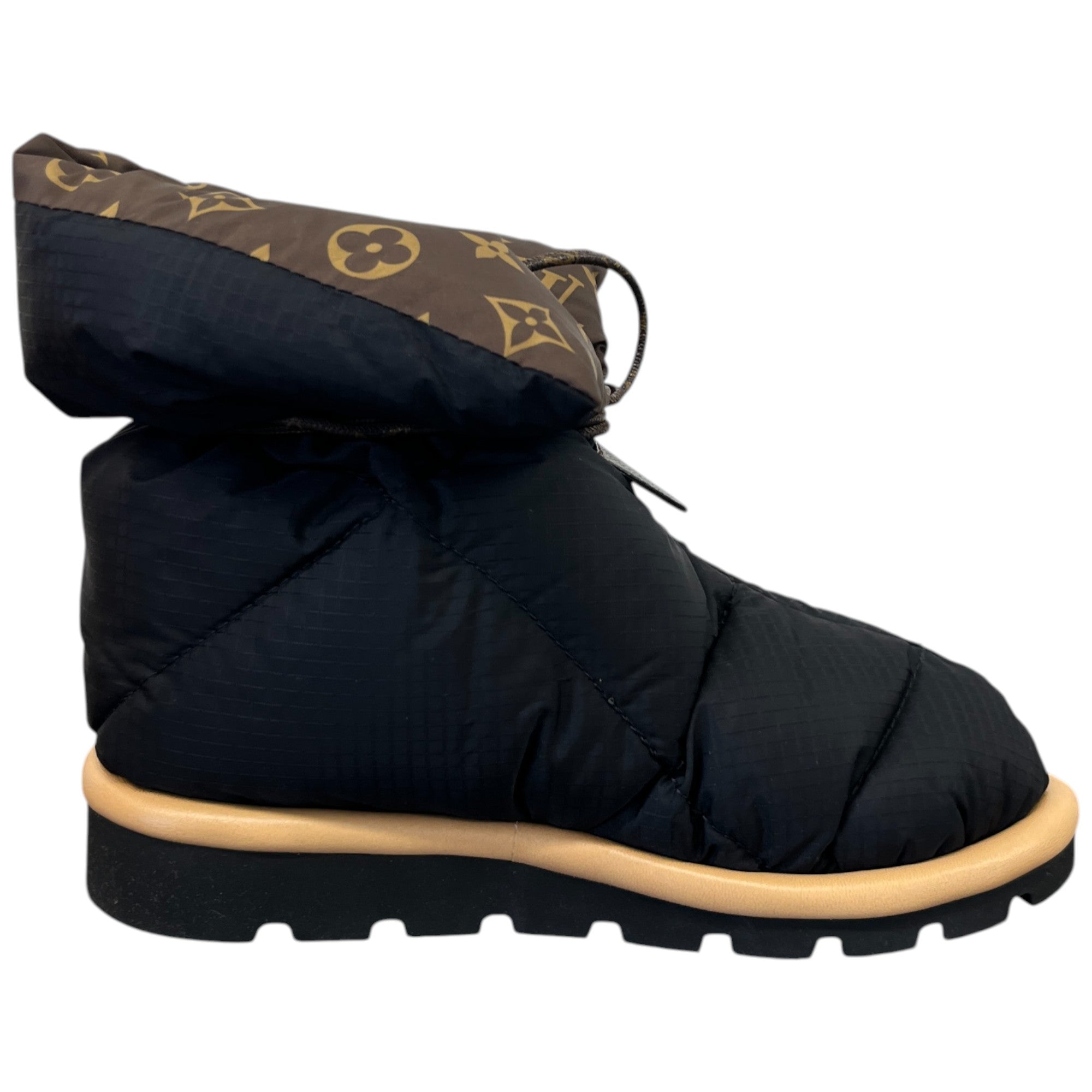 Women's Monogram Pillow Comfort Ankle Boots Black Size EU 36 / UK 3