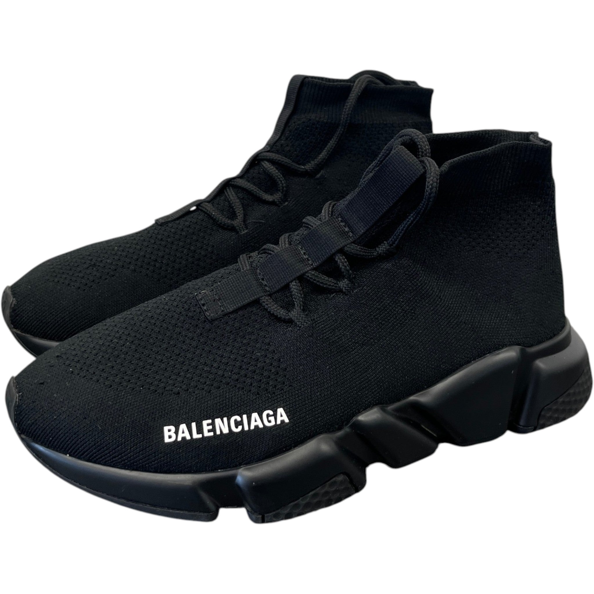 Women's Speed Lace-Up Low Trainers Black Size EU 39 / UK 6