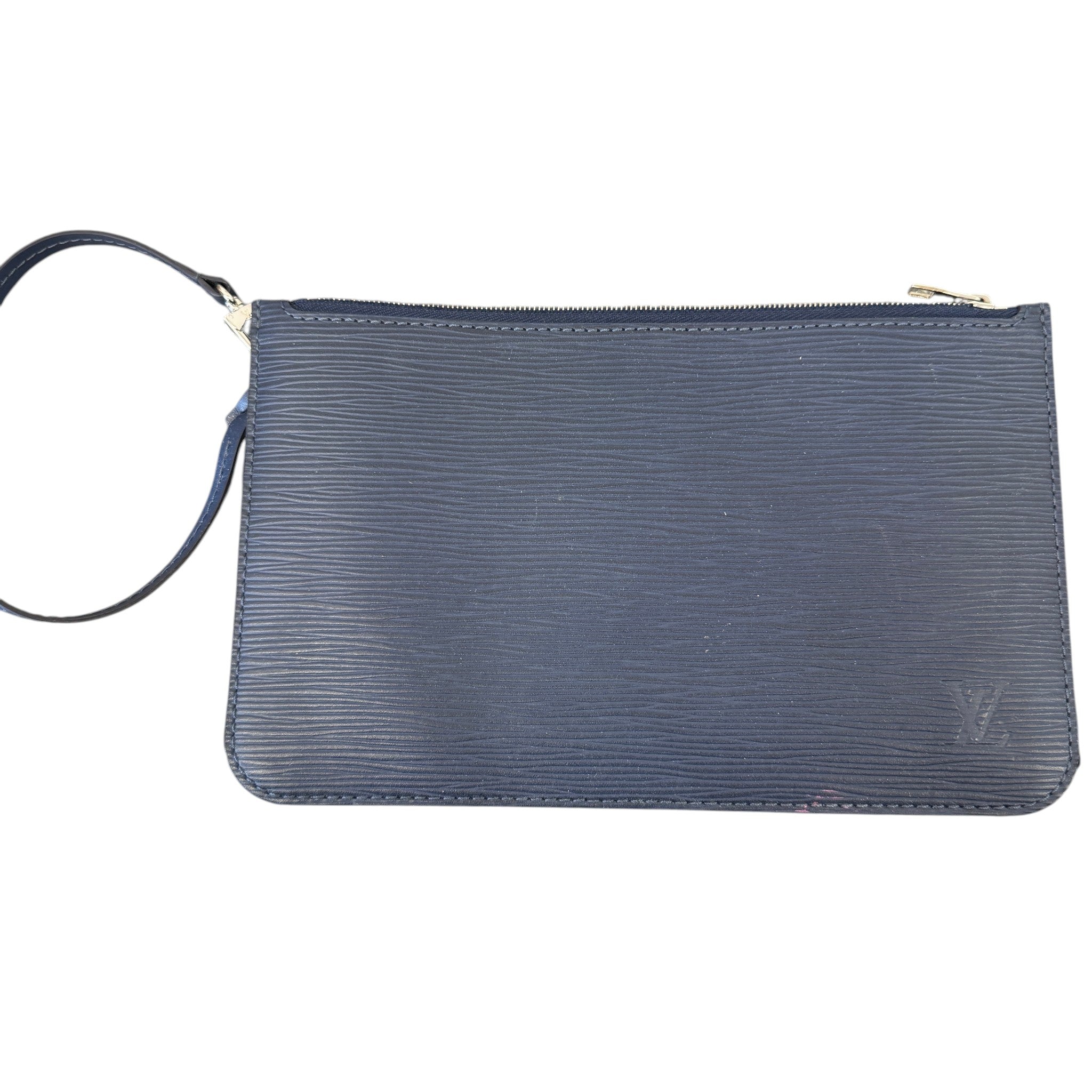 Women's Epi Leather Pouch Navy