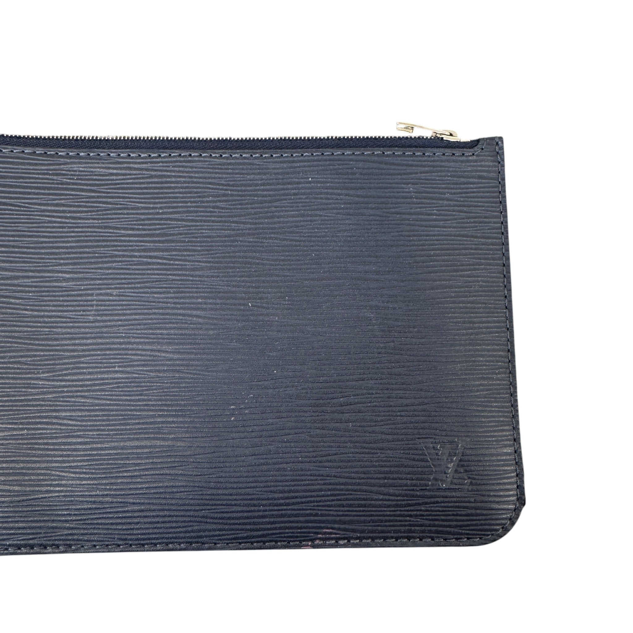 Women's Epi Leather Pouch Navy