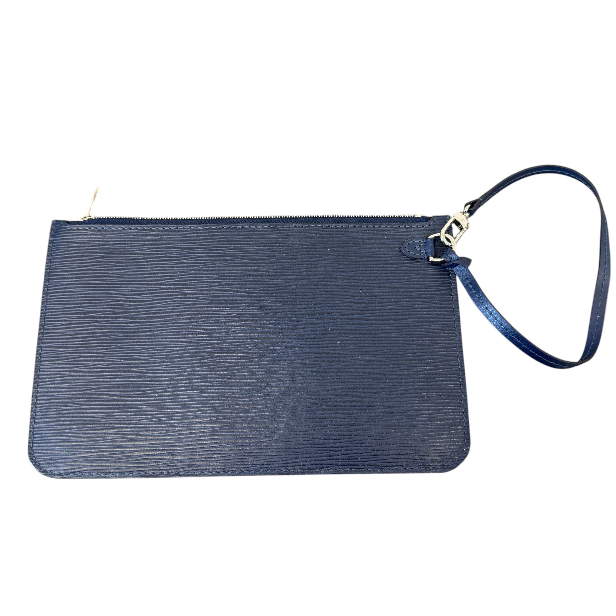 Women's Epi Leather Pouch Navy