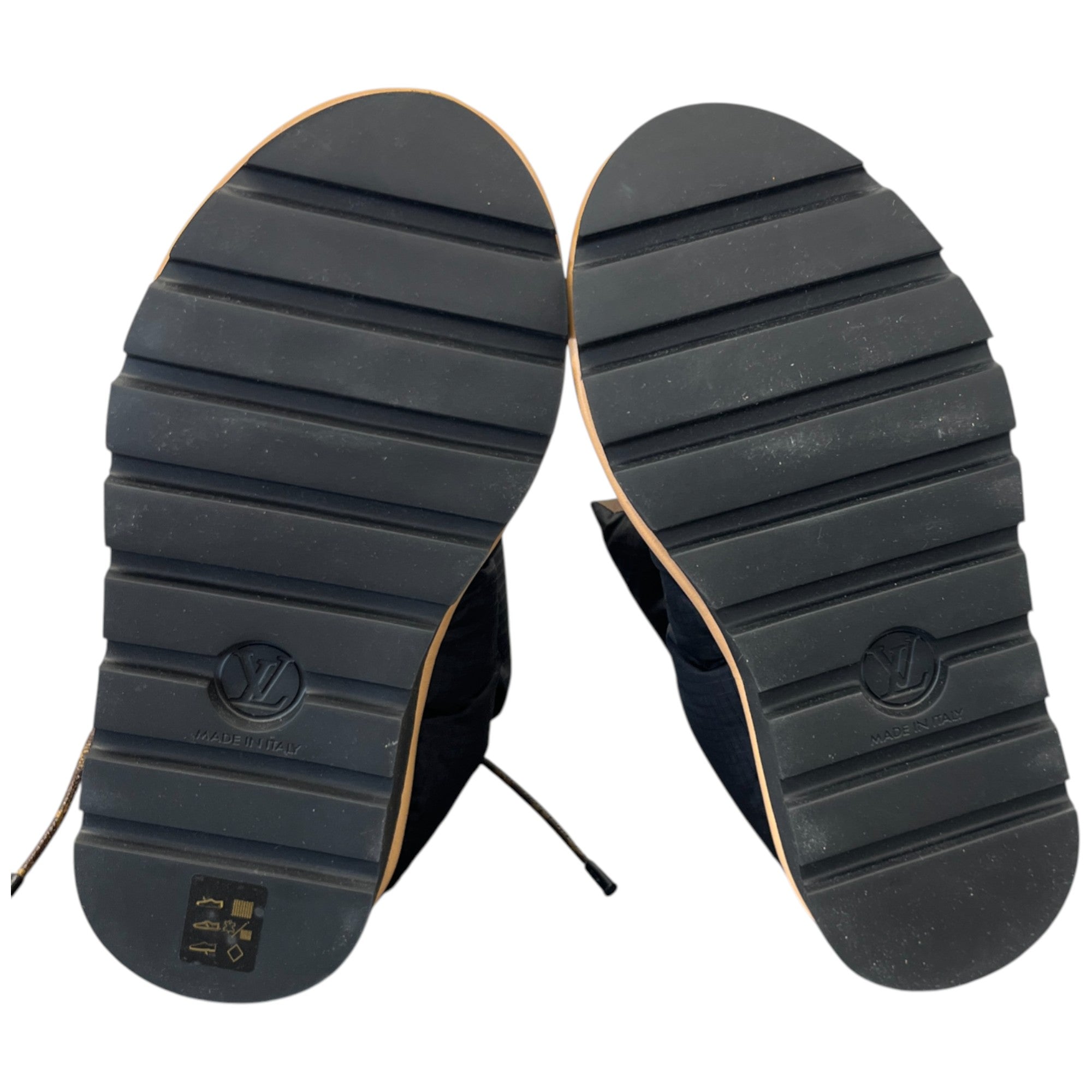 Women's Monogram Pillow Comfort Ankle Boots Black Size EU 36 / UK 3