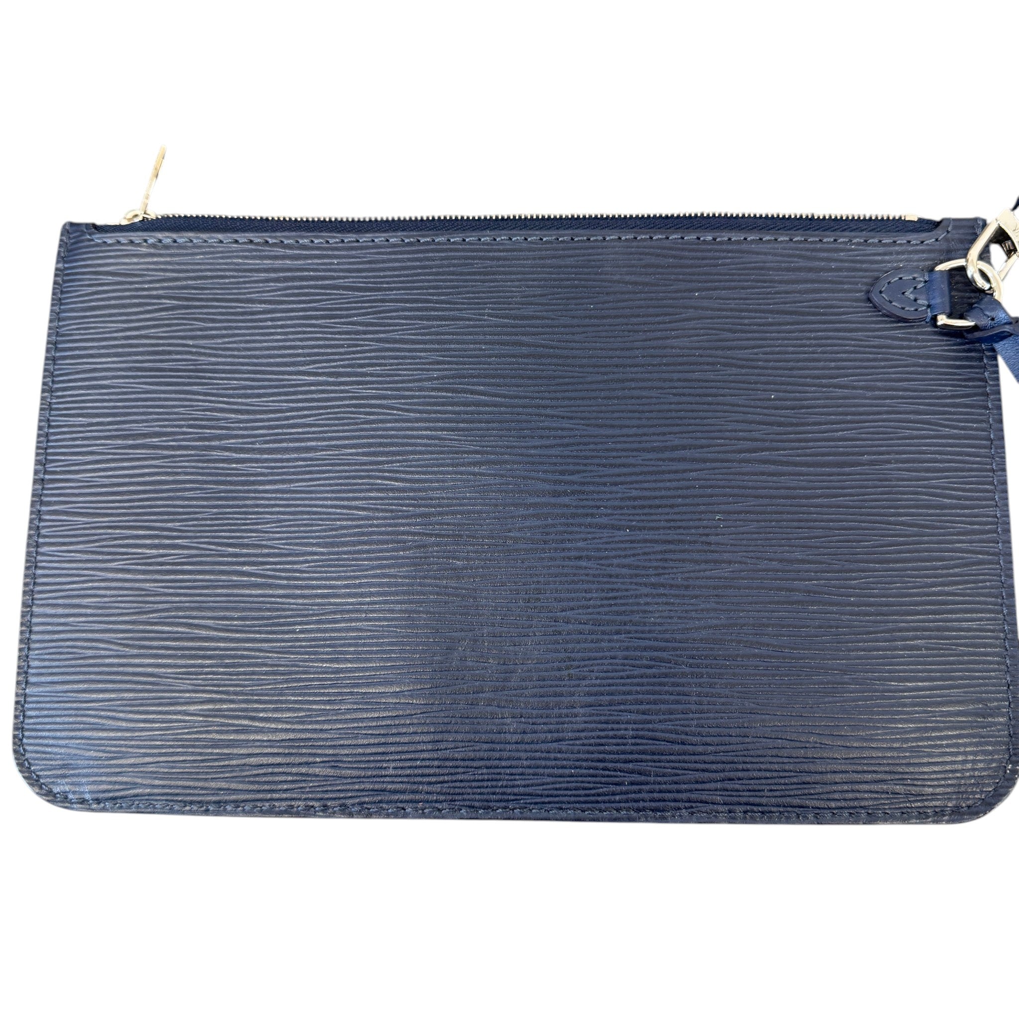 Women's Epi Leather Pouch Navy