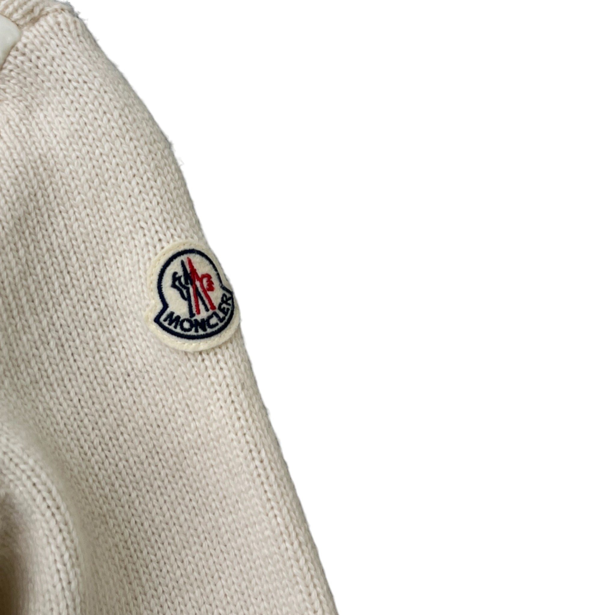 Women's Cardigan Tricot Jacket Cream Size S