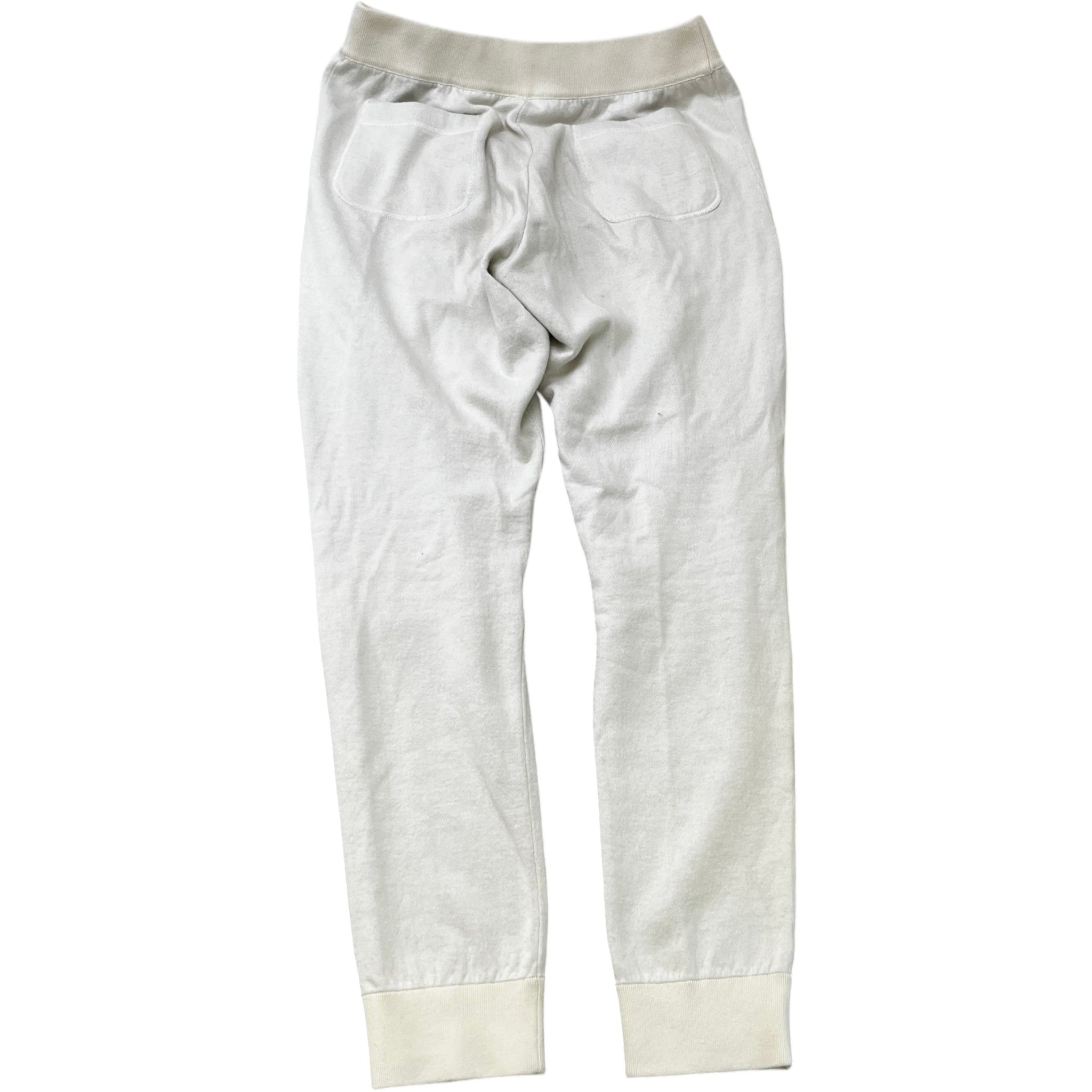 Men's Embroidered Logo Joggers Cream Size M
