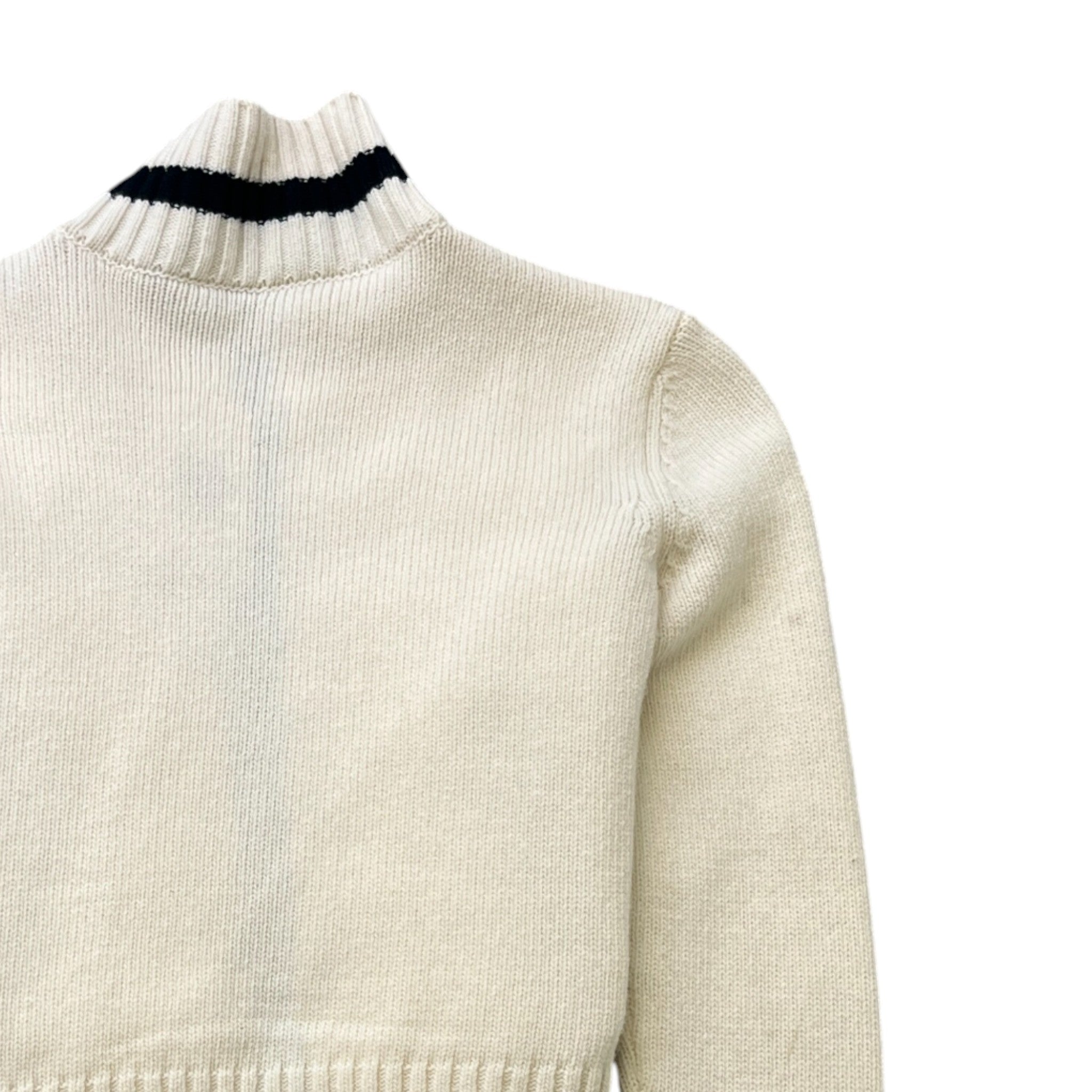 Women's Cardigan Tricot Jacket Cream Size S