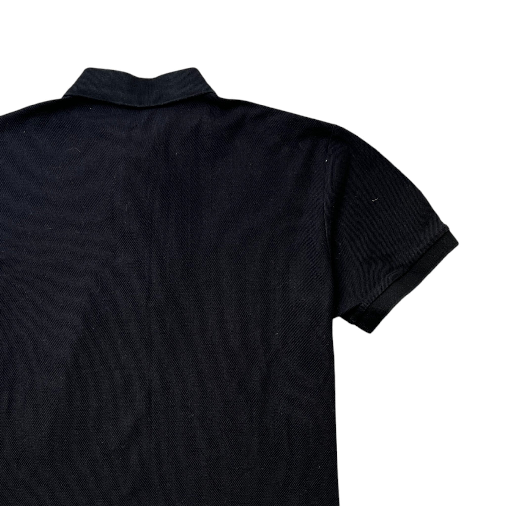 Men's Eddie Tb Check Placket Polo Shirt Black Size XL