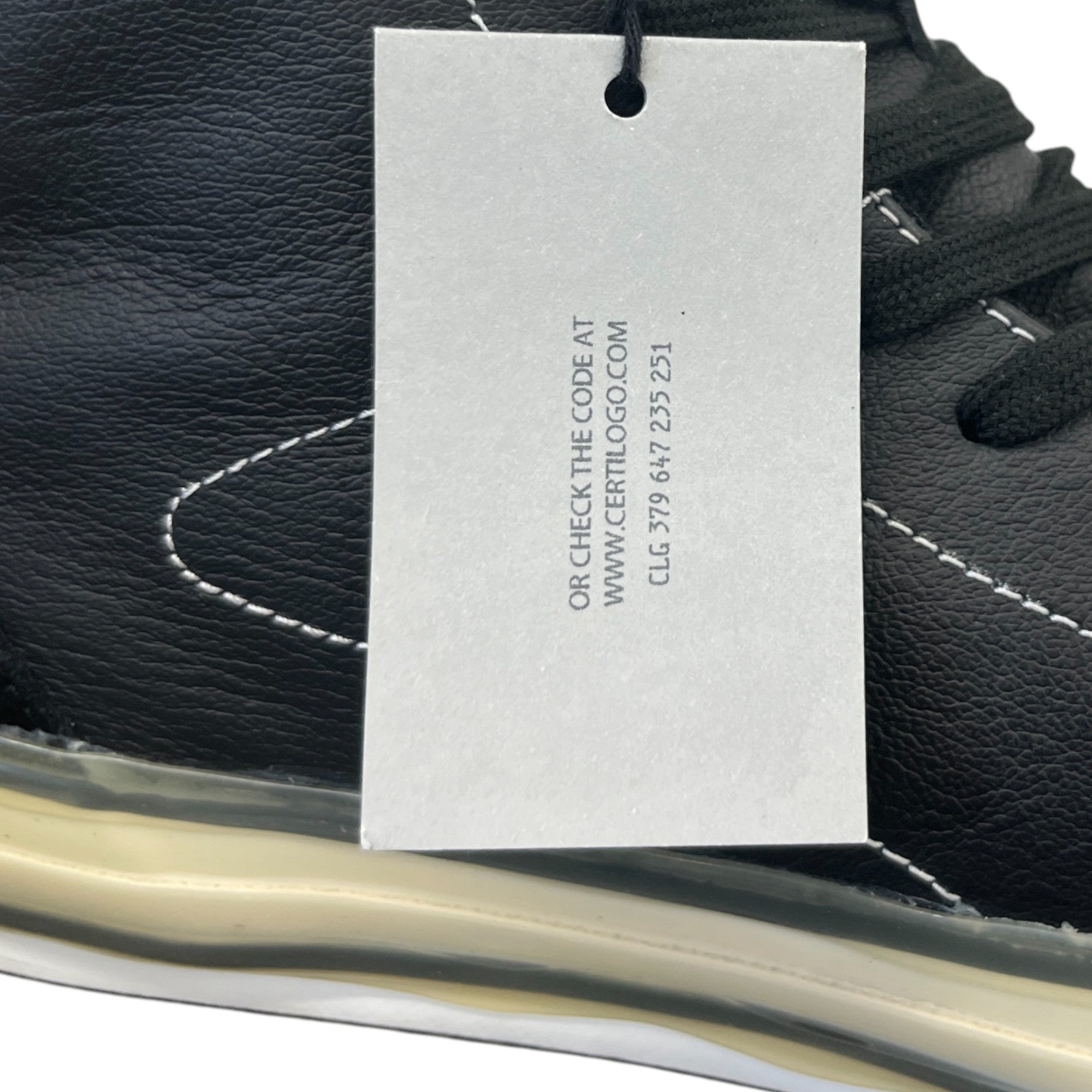 Men's Vulc High Trainers Black Size EU 42 / UK 8
