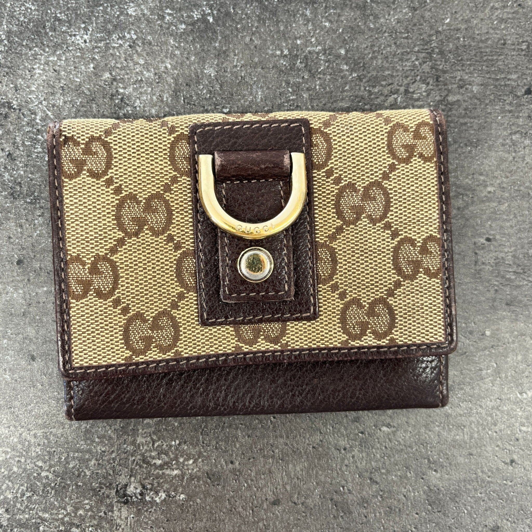 Women's Abbey D-Ring Wallet Brown