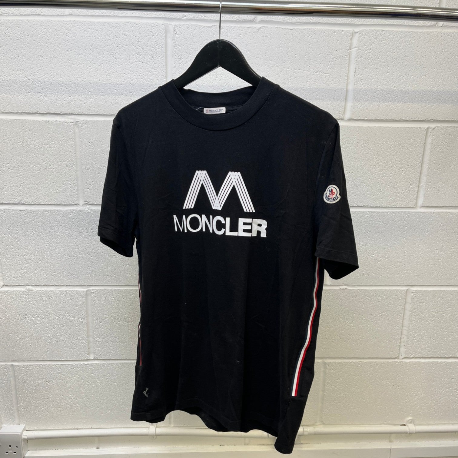 Men's Ss Logo T-Shirt Black Size L