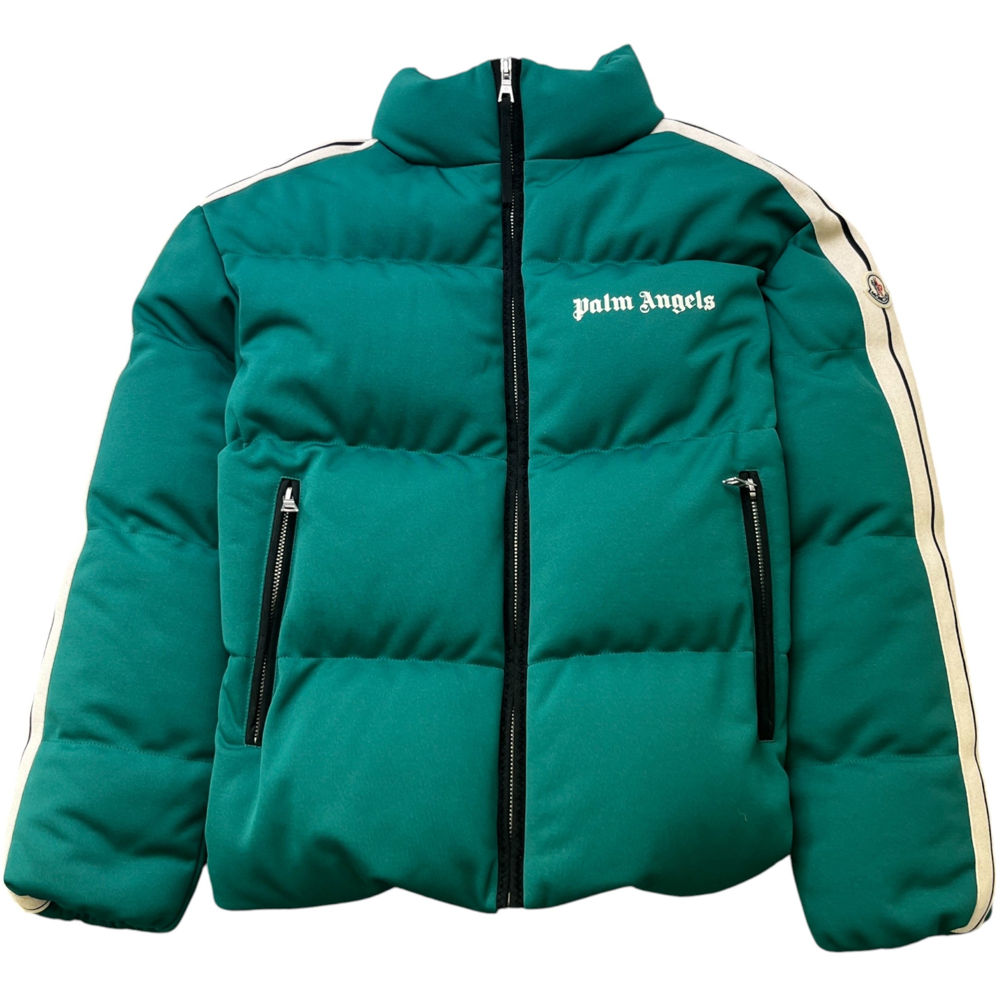 Men's X Palm Angels Rodman Down Jacket Green Size 1 / S