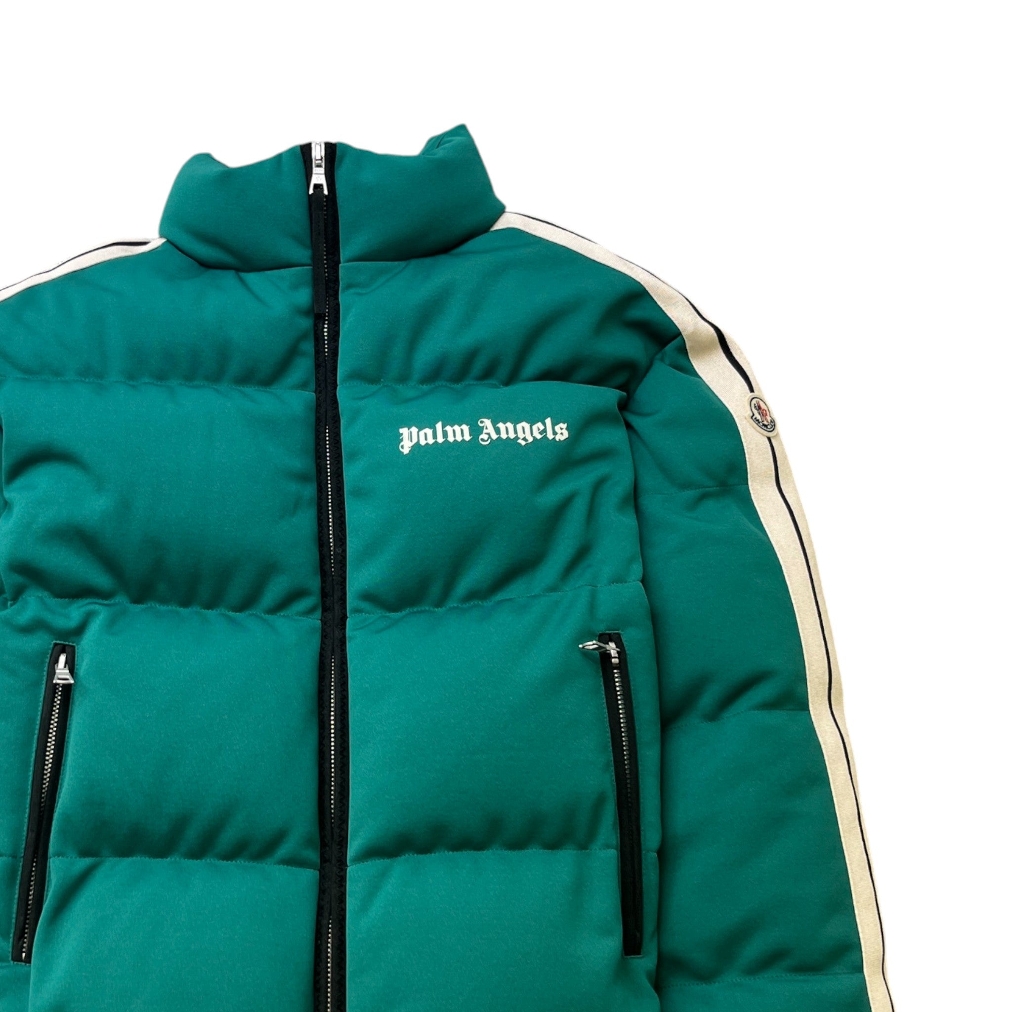 Men's X Palm Angels Rodman Down Jacket Green Size 1 / S