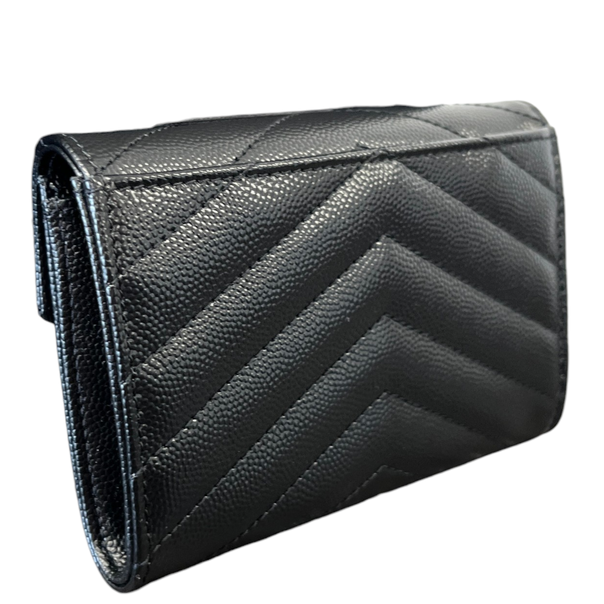 Women's Cassandre Matelassé Small Envelope Wallet Black