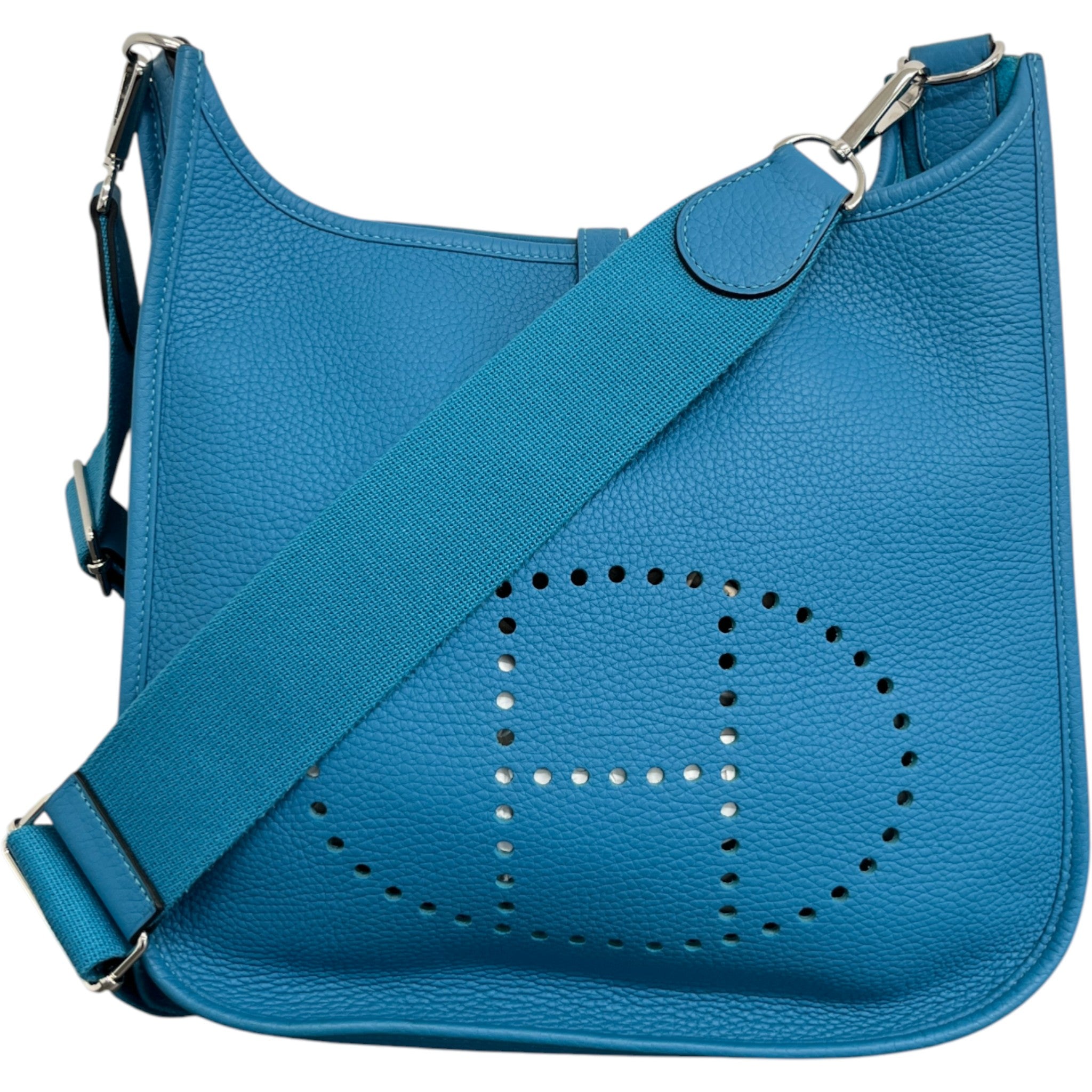 Women's Evelyne 29 Togo Blue Jean Bag Blue