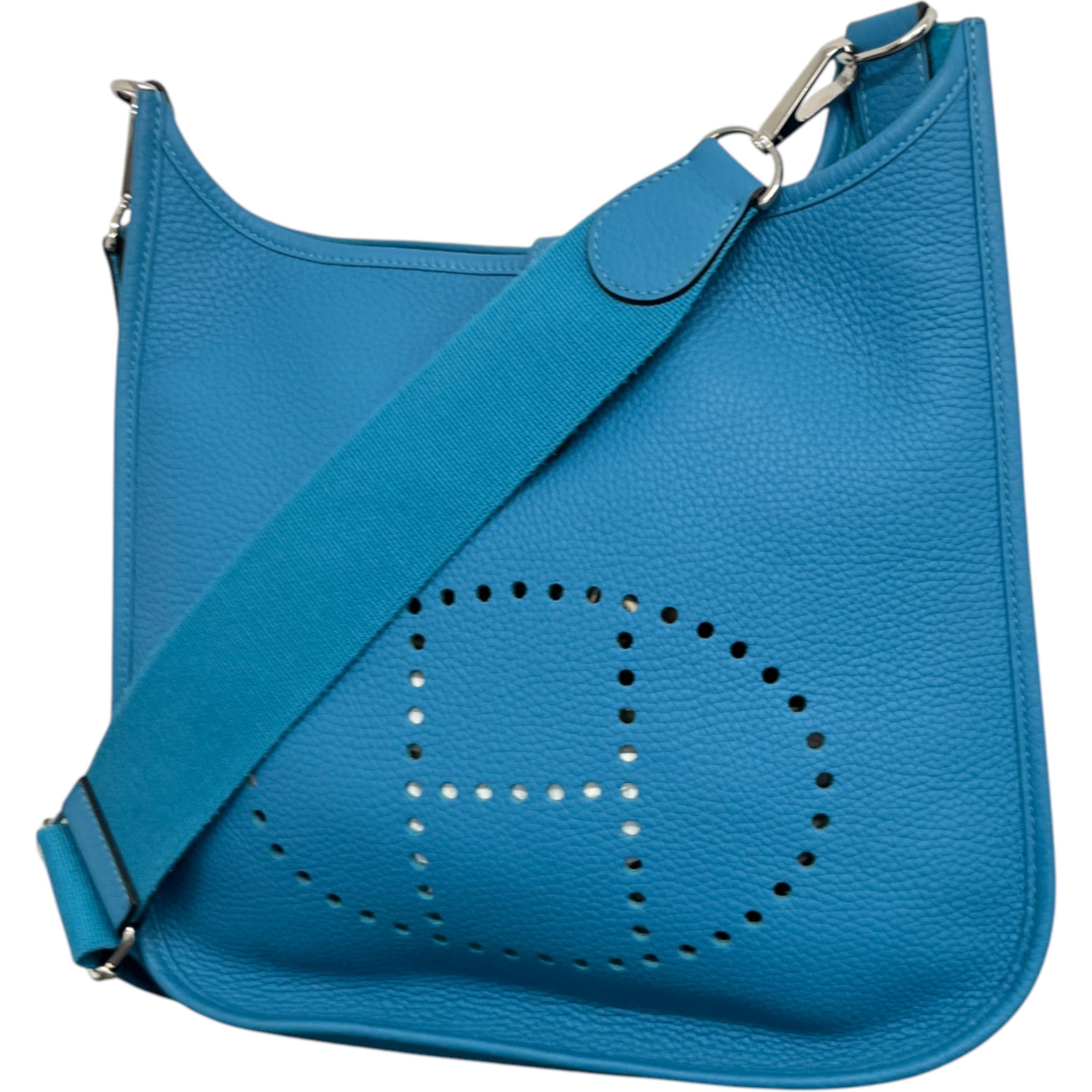 Women's Evelyne 29 Togo Blue Jean Bag Blue