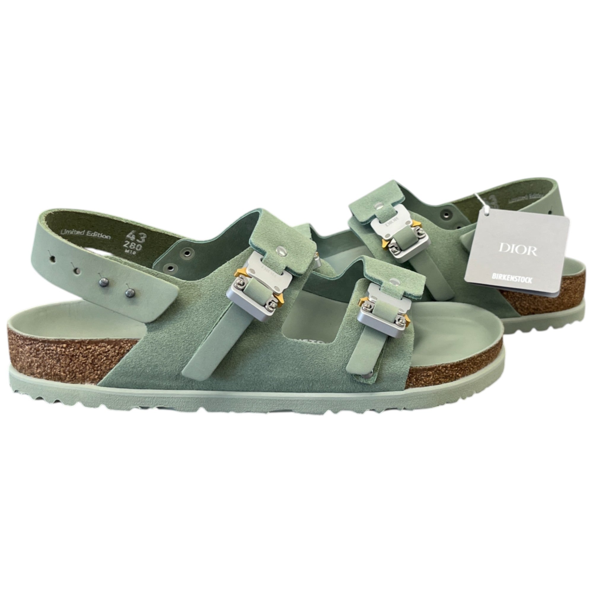 Men's X Birkenstocks Sandals Green Size EU 43 / UK 9