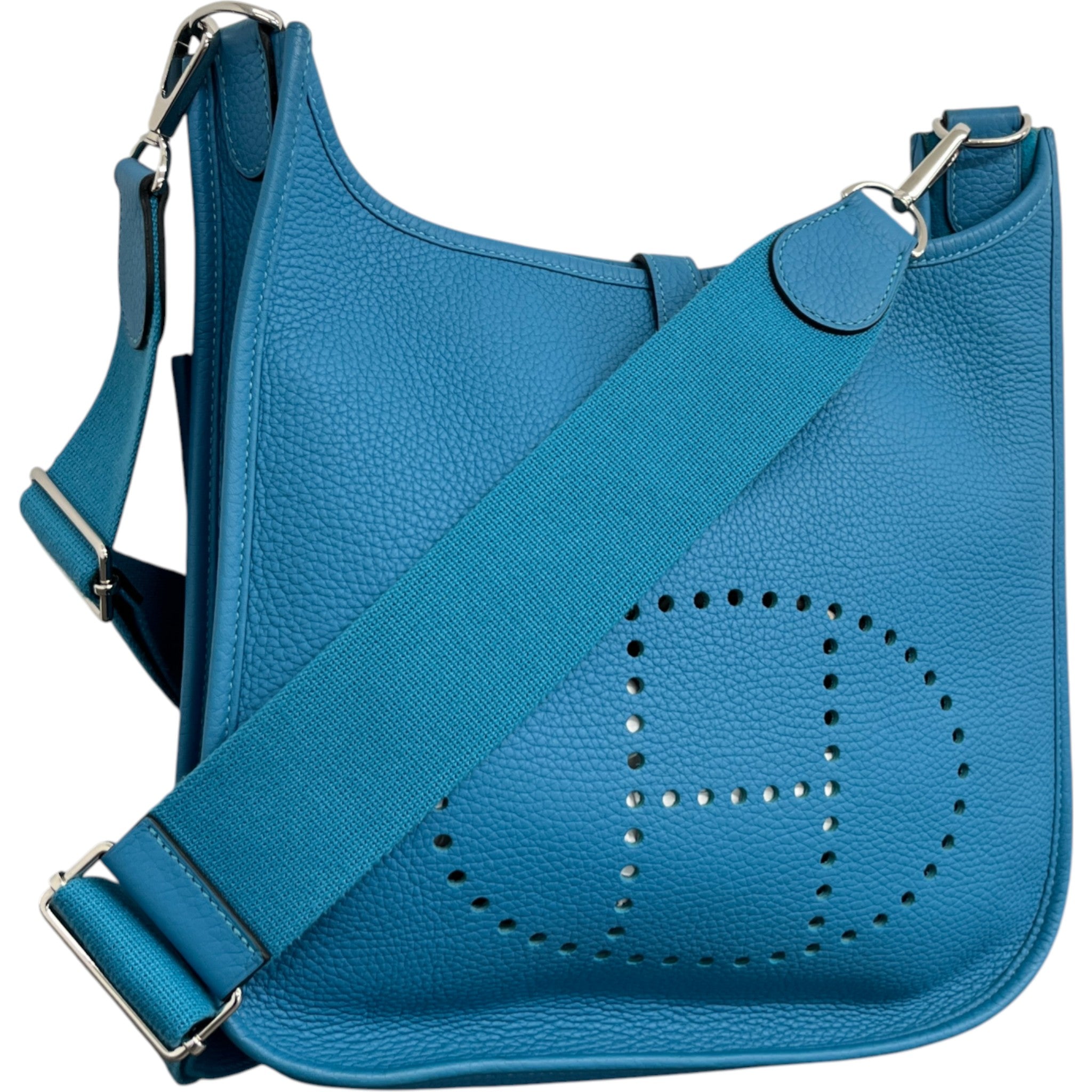 Women's Evelyne 29 Togo Blue Jean Bag Blue