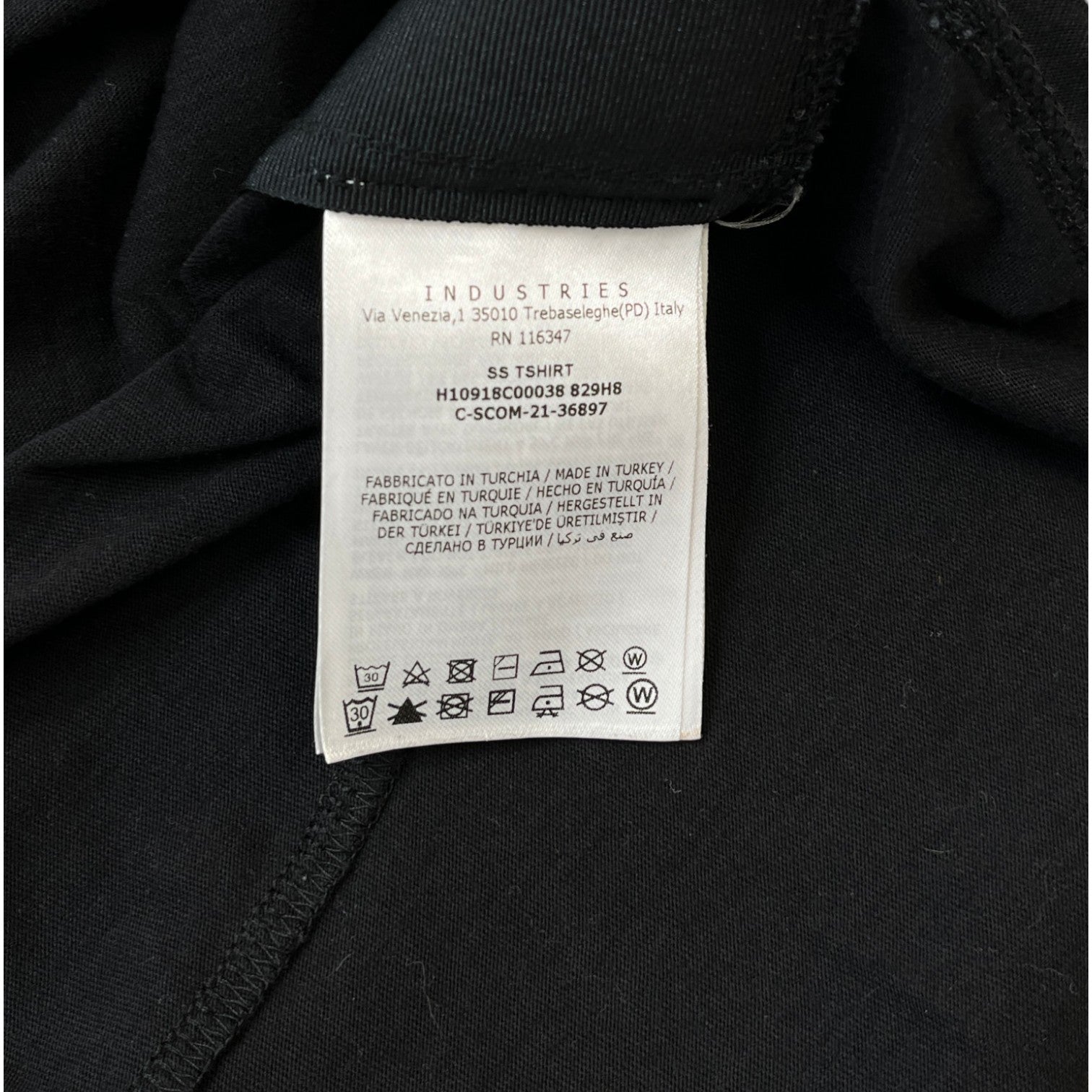 Men's Ss Logo T-Shirt Black Size L