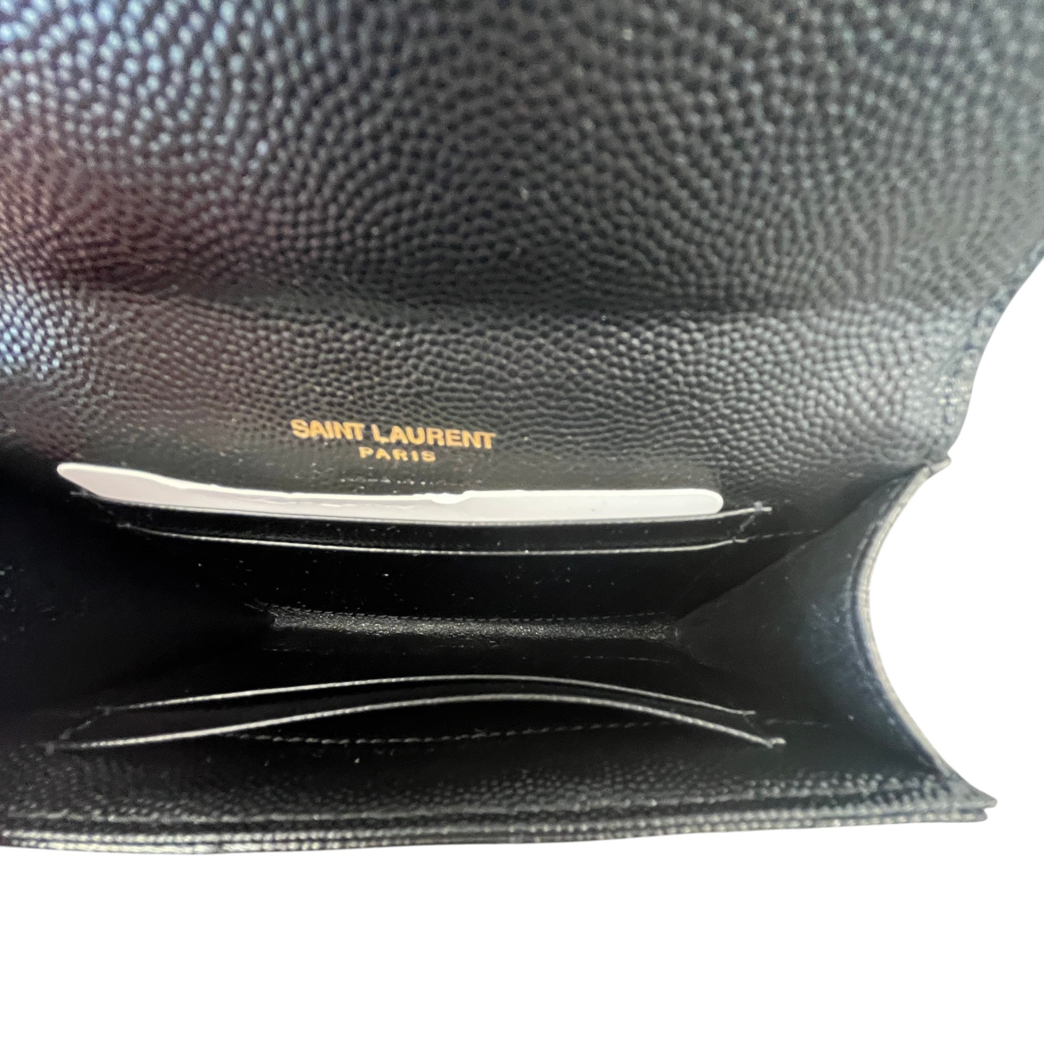 Women's Cassandre Matelassé Small Envelope Wallet Black