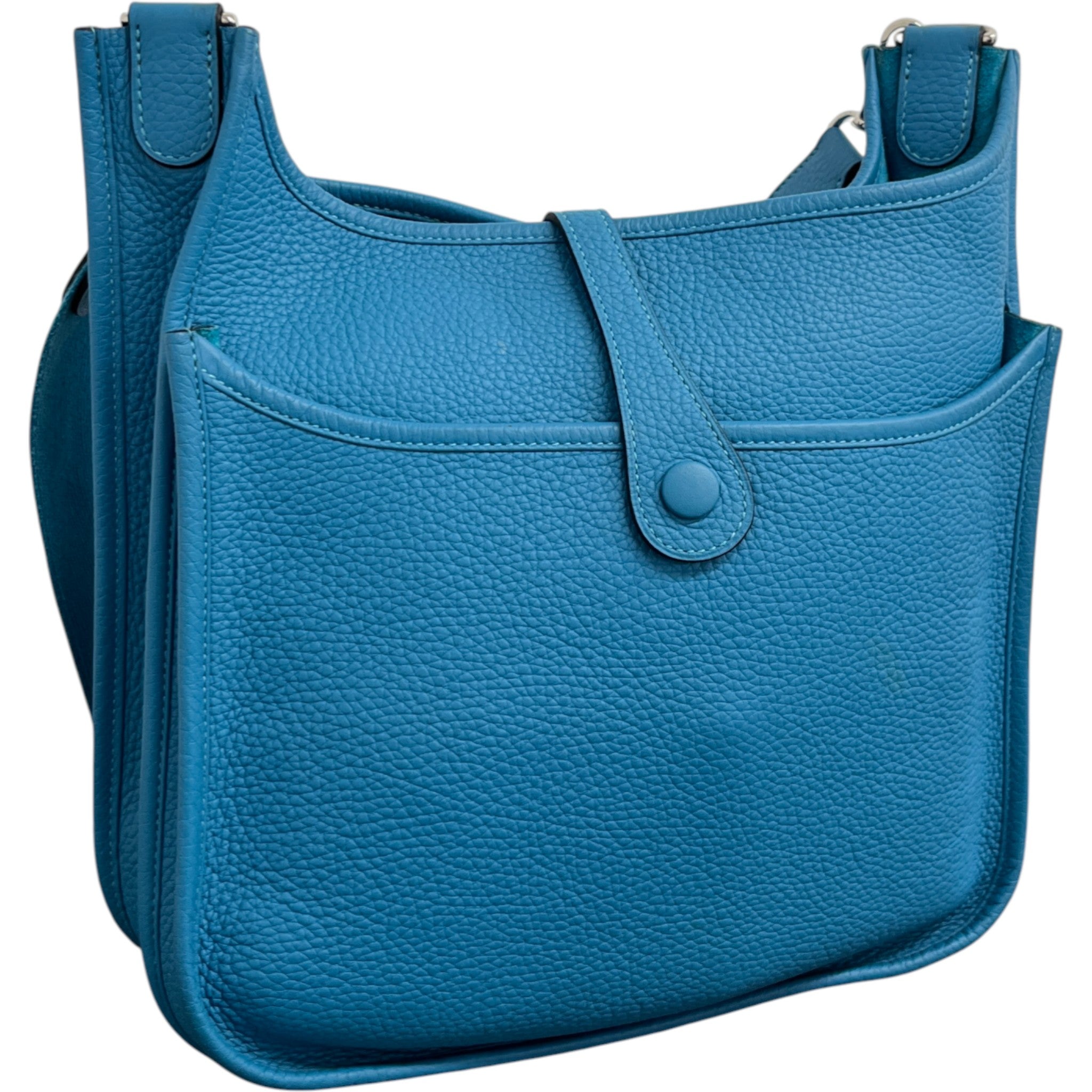 Women's Evelyne 29 Togo Blue Jean Bag Blue