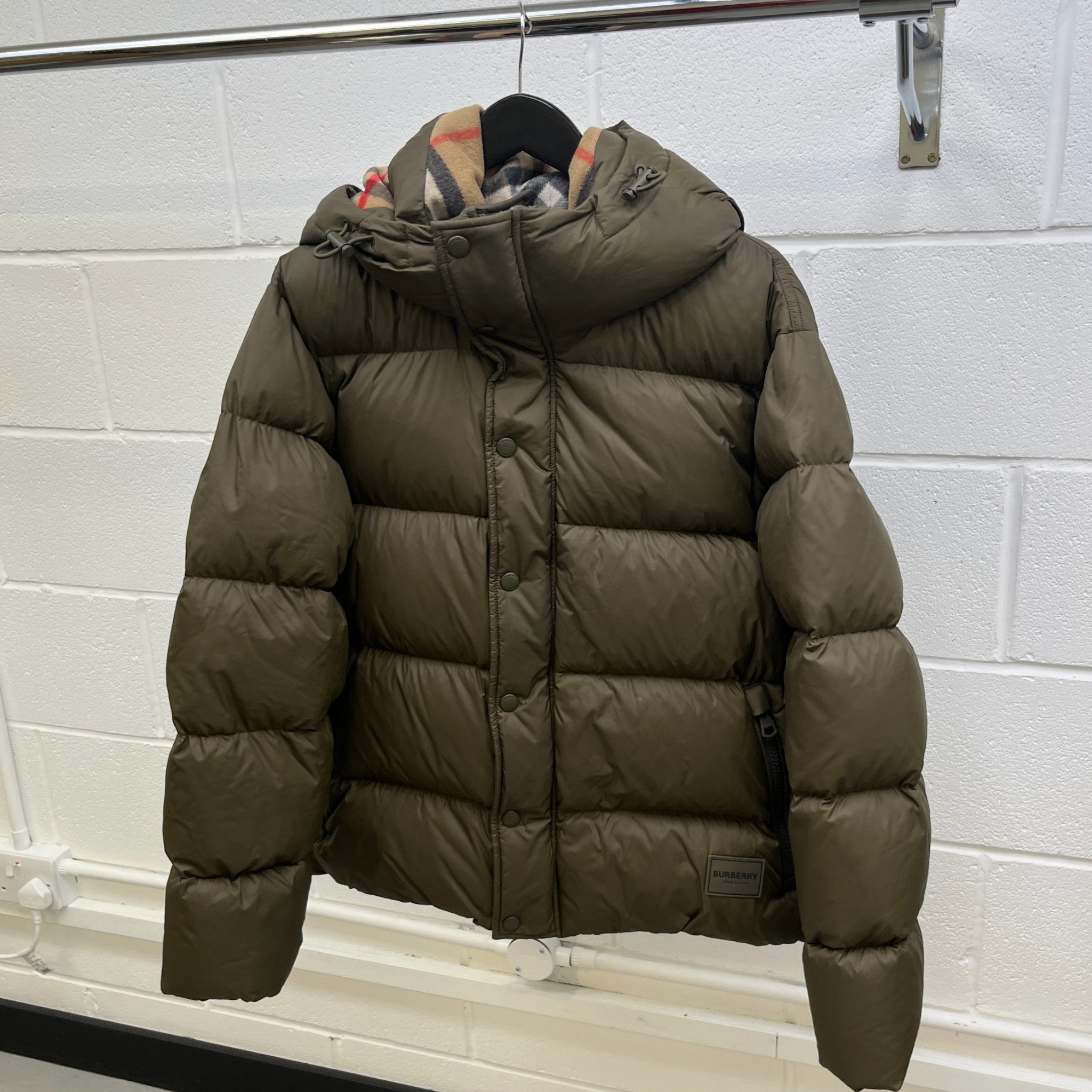 Men's Halsbury Down Jacket Khaki Size L