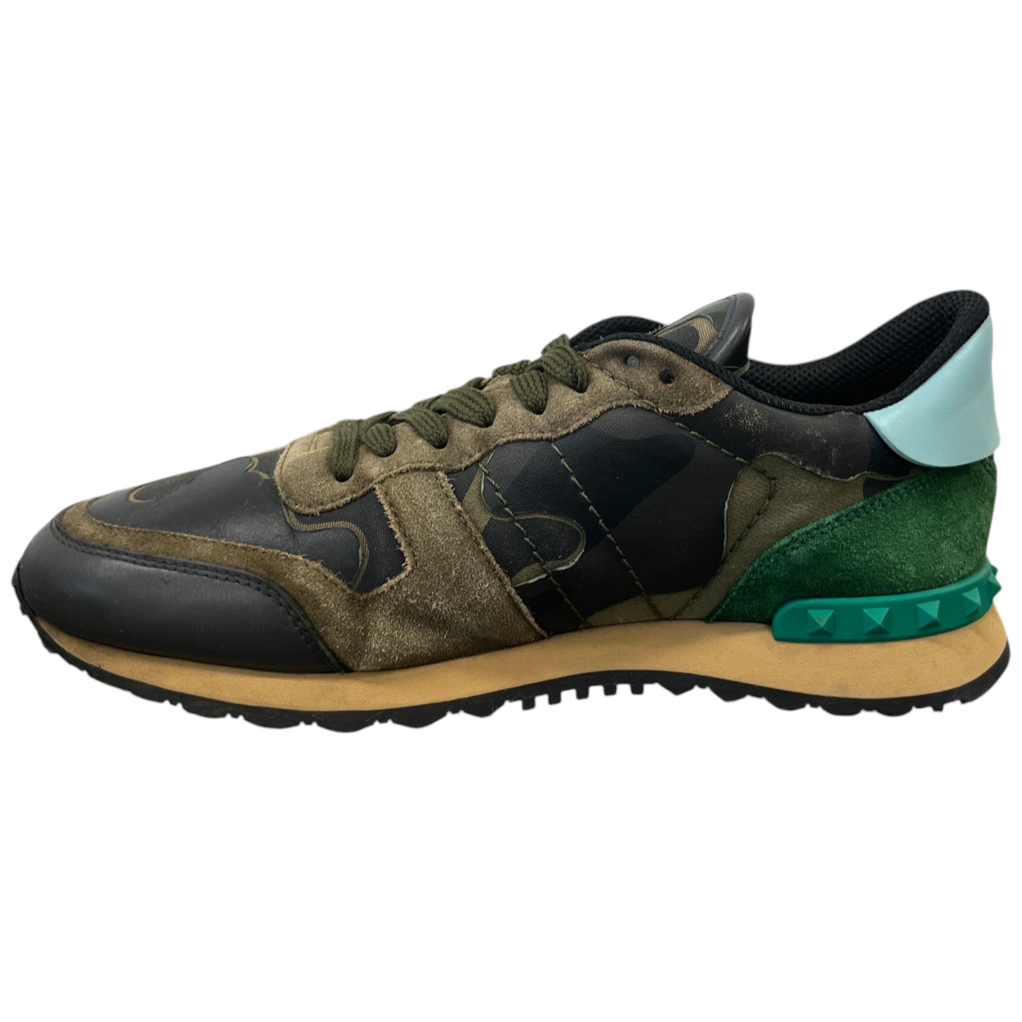Men's Rockrunner Camouflage Low Trainers Khaki Size EU 40 / UK 6