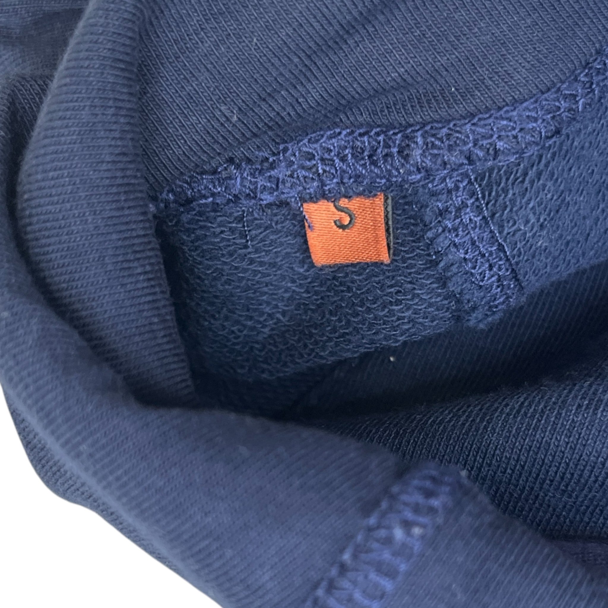 Men's Stripe Hoodie Blue Size S