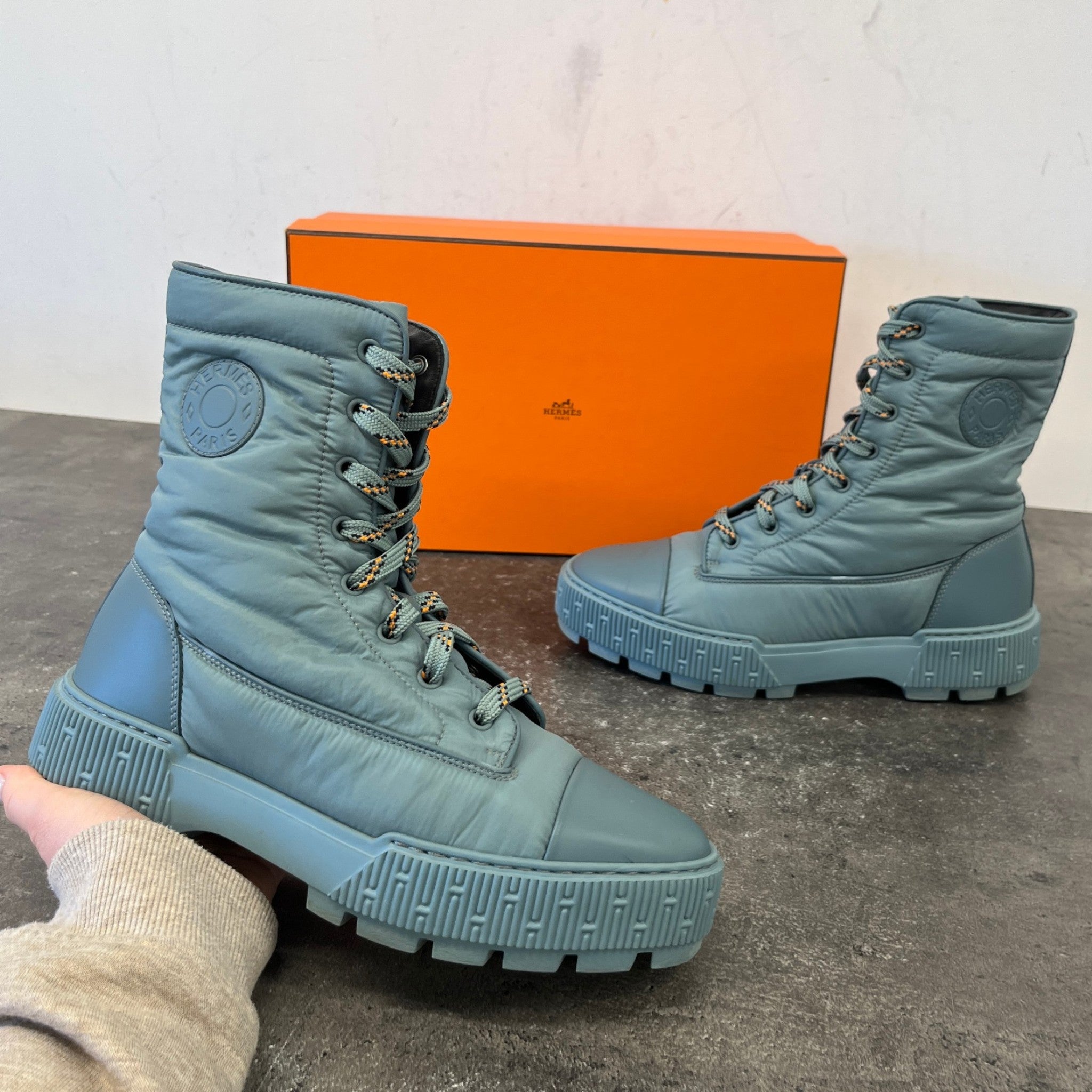 Women's Parachute Boots Blue Size EU 39.5 / UK 6.5