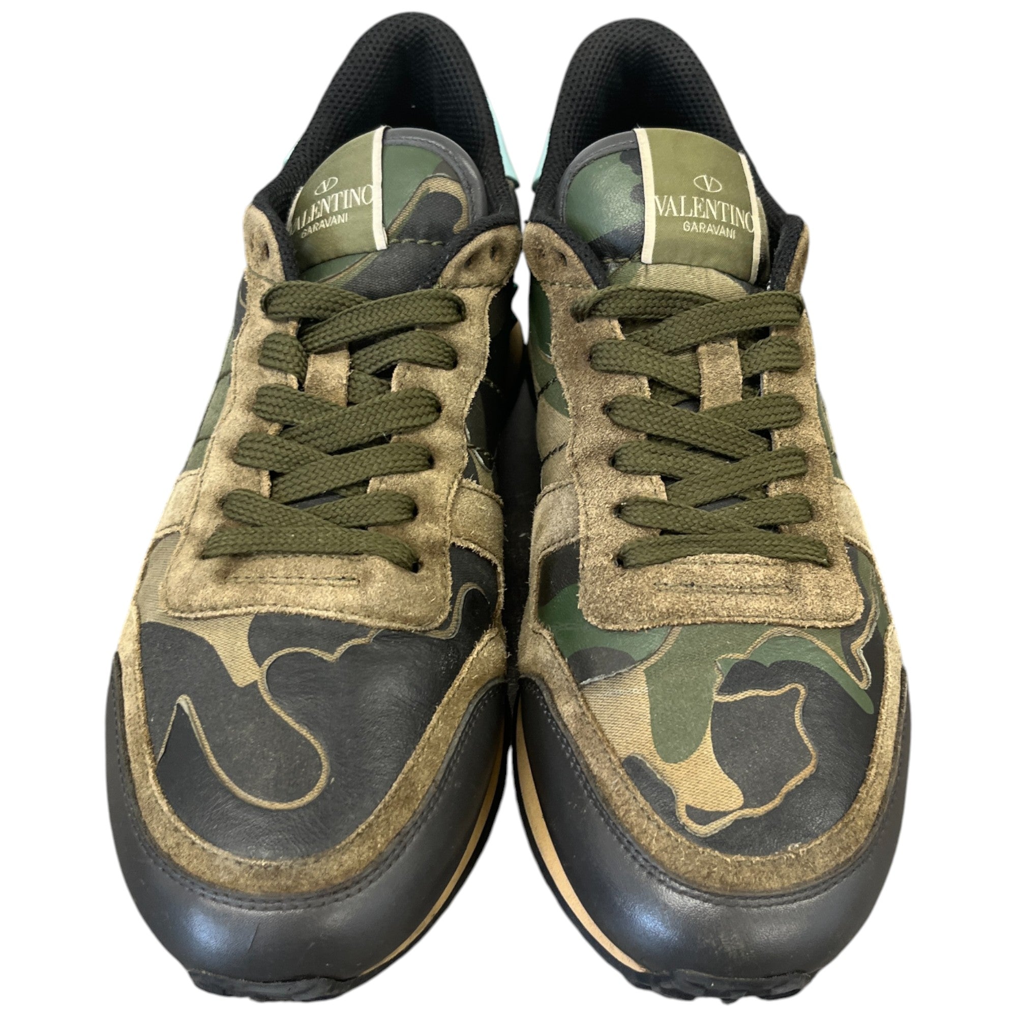 Men's Rockrunner Camouflage Low Trainers Khaki Size EU 40 / UK 6