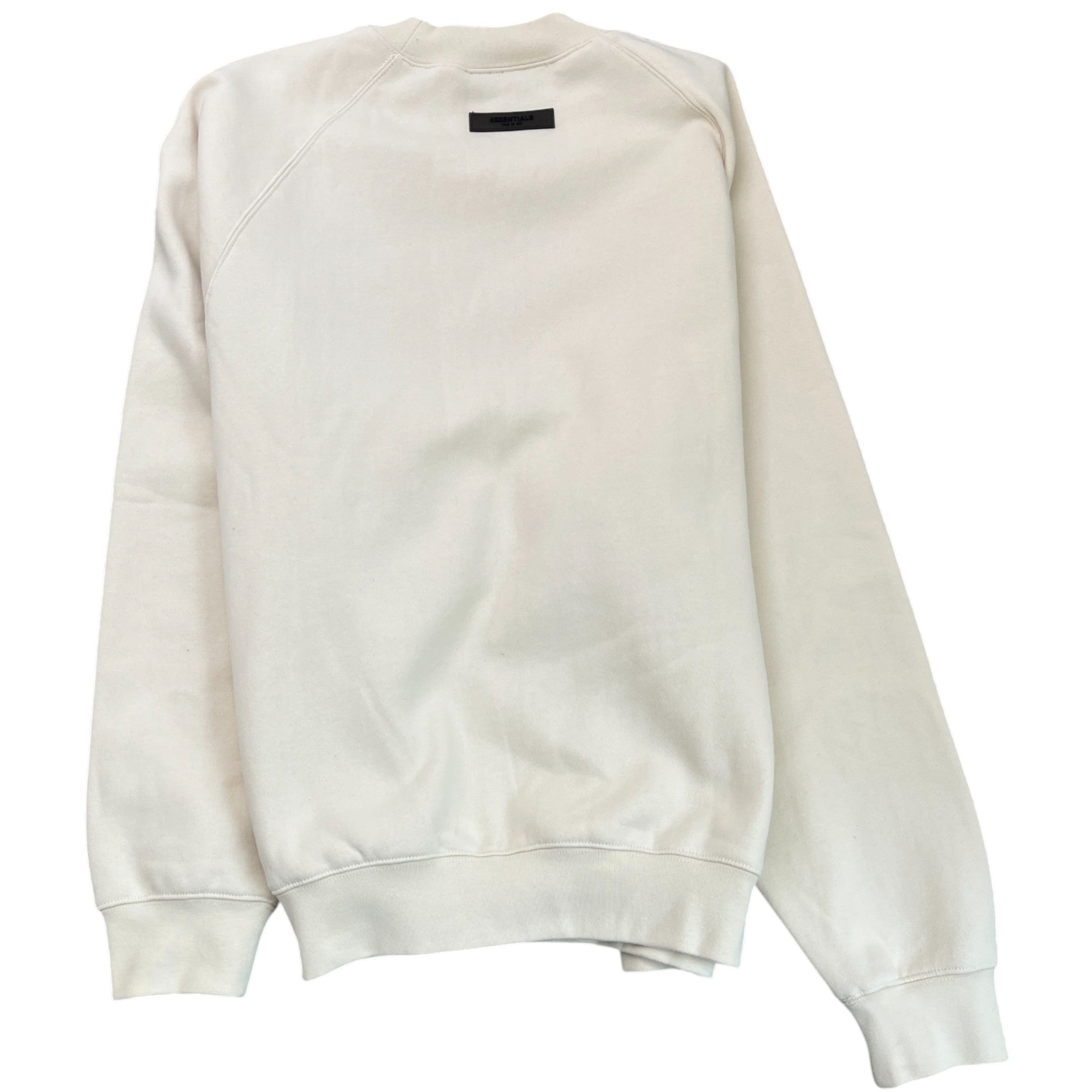 Men's Printed Logo Jumper Cream Size L