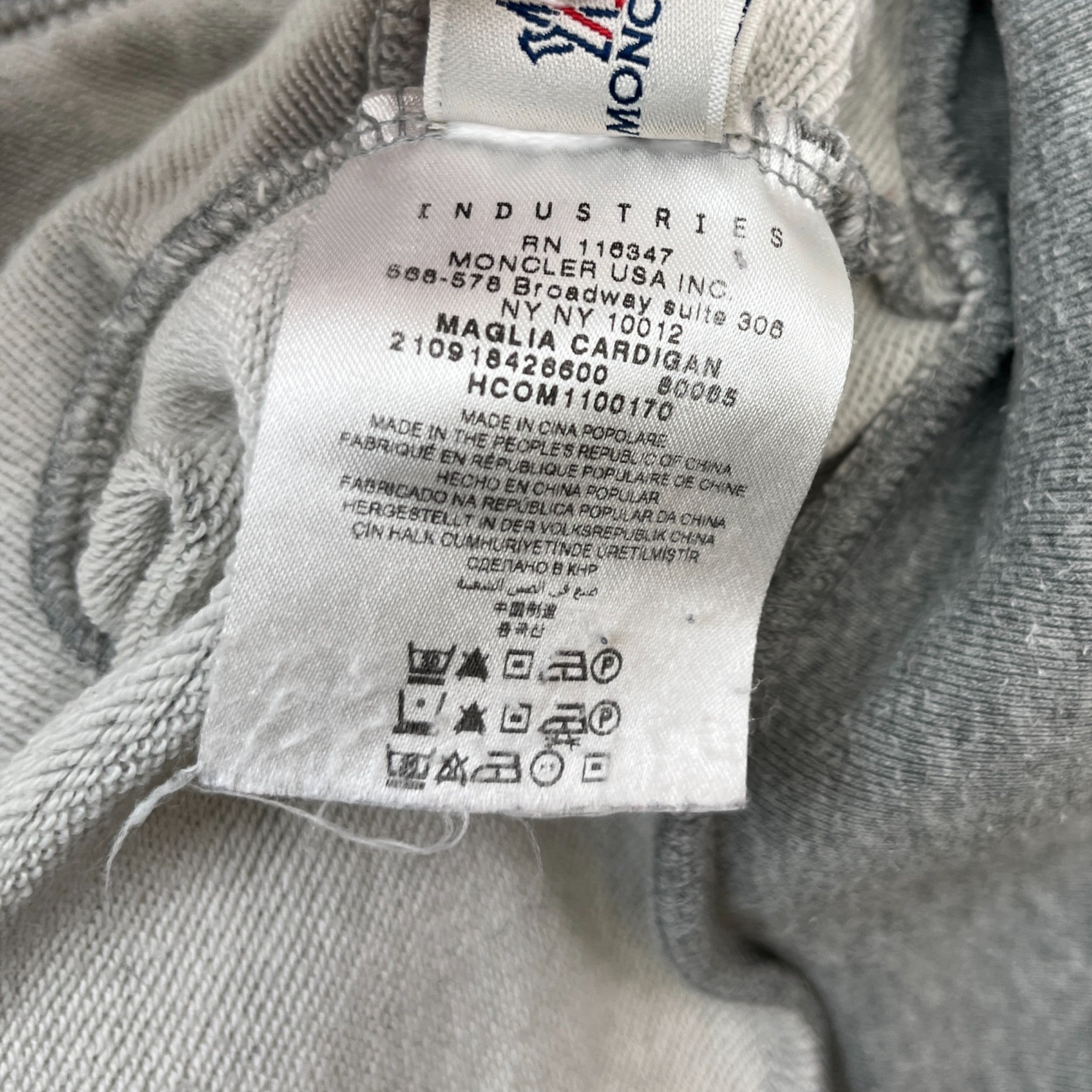 Men's Maglia Cardigan Grey Size L