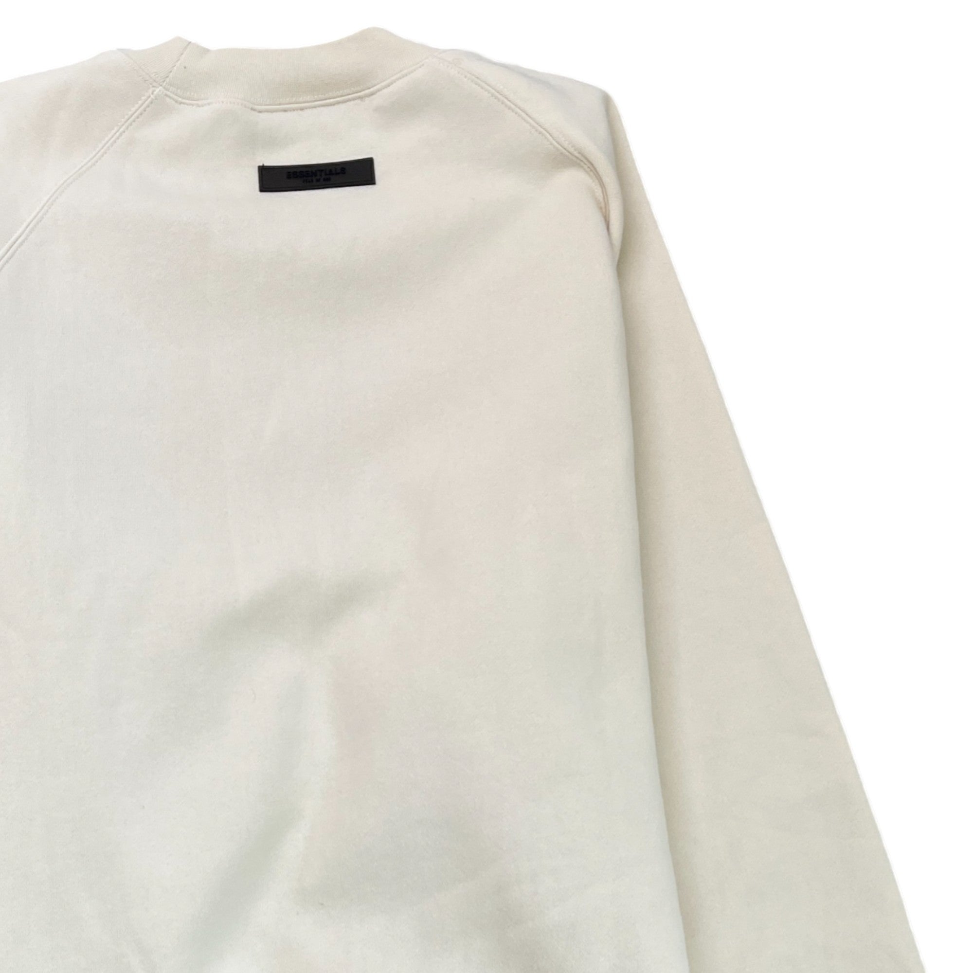 Men's Printed Logo Jumper Cream Size L