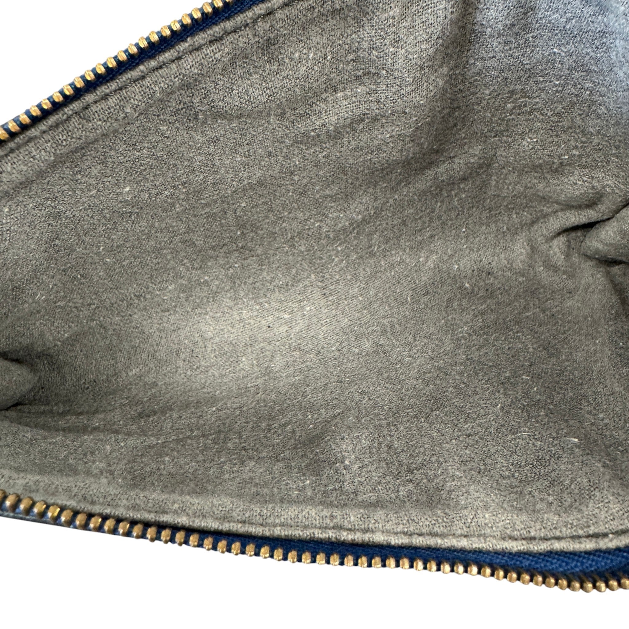 Women's Epi Leather Pochette Accessoires Bag Blue