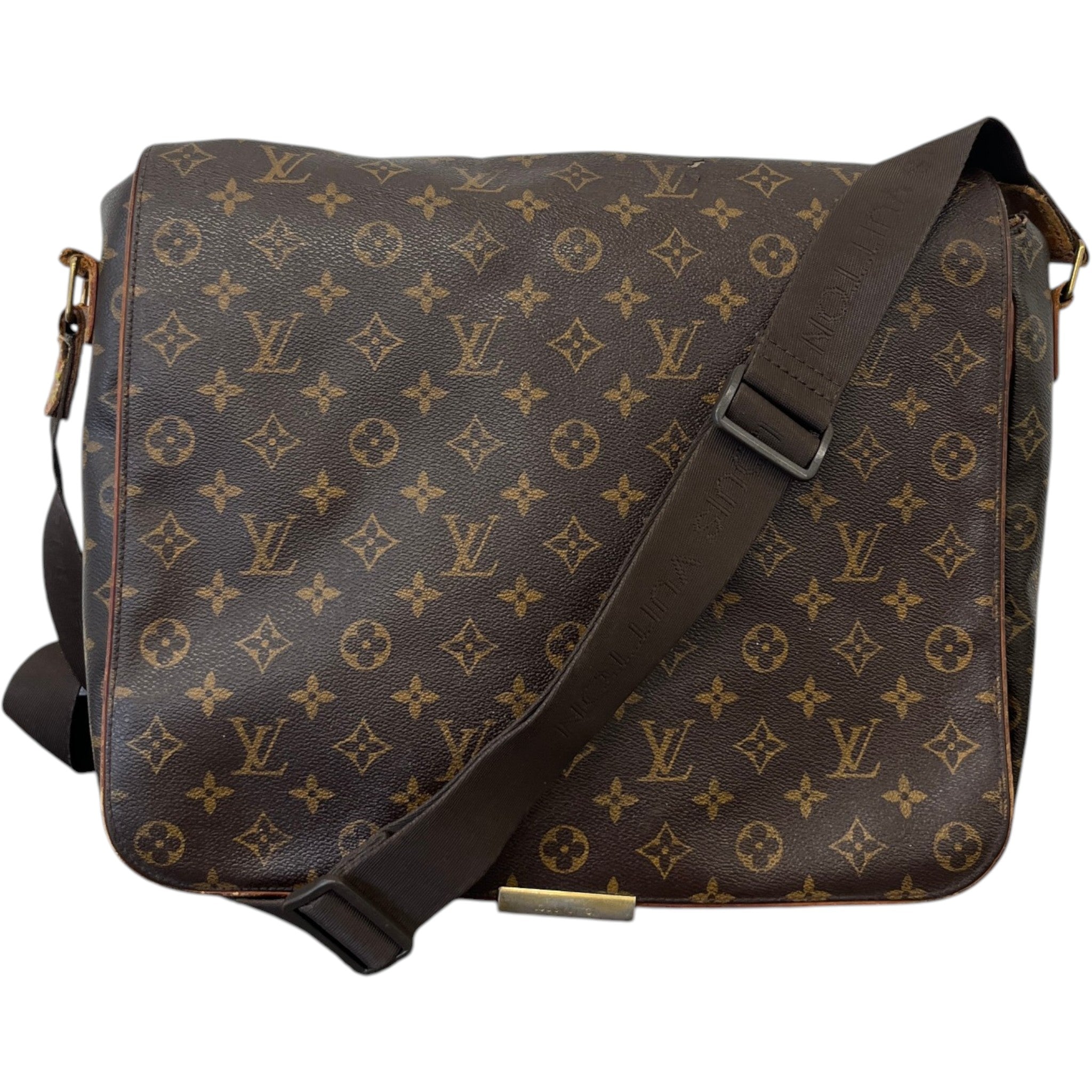 Men's Monogram Abbesses Messenger Bag Brown