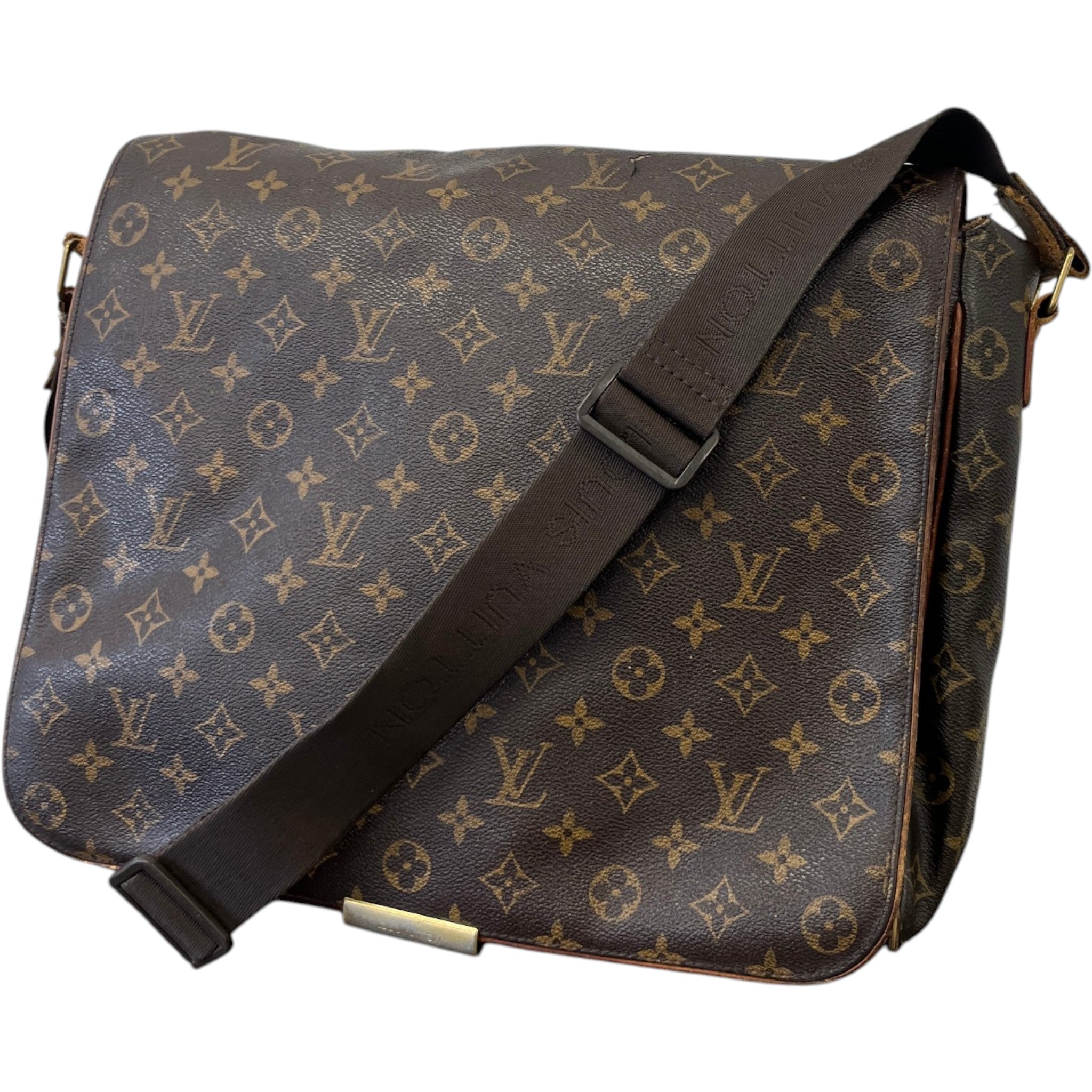 Men's Monogram Abbesses Messenger Bag Brown
