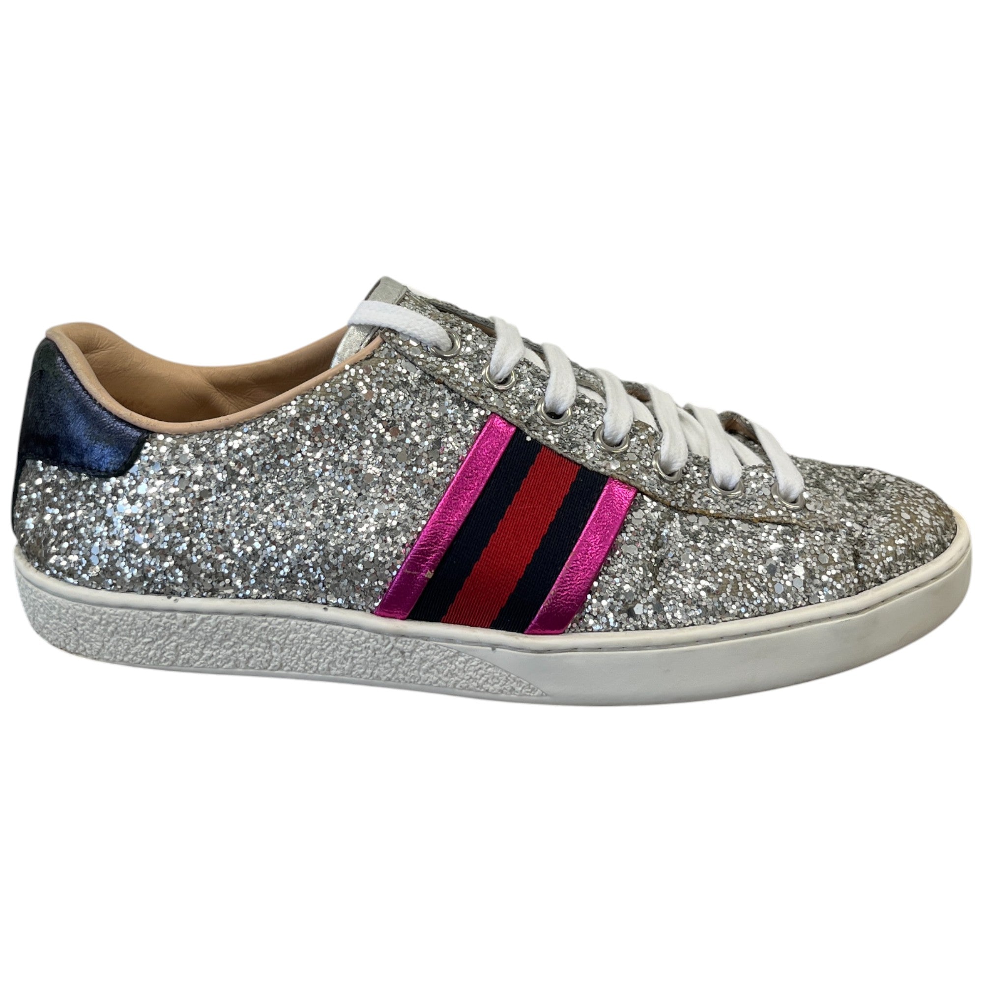 Women's Ace Web Low Trainers Silver Size EU 37 / UK 4