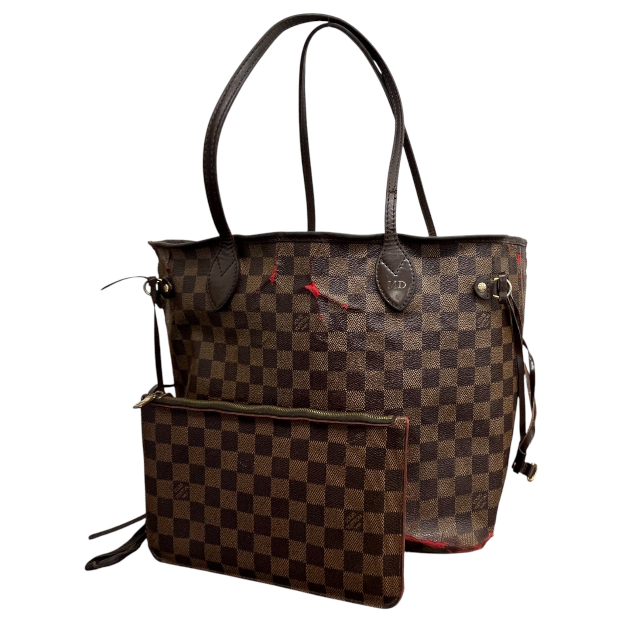 Women's Damier Ebene Neverfull Mm Bag Brown
